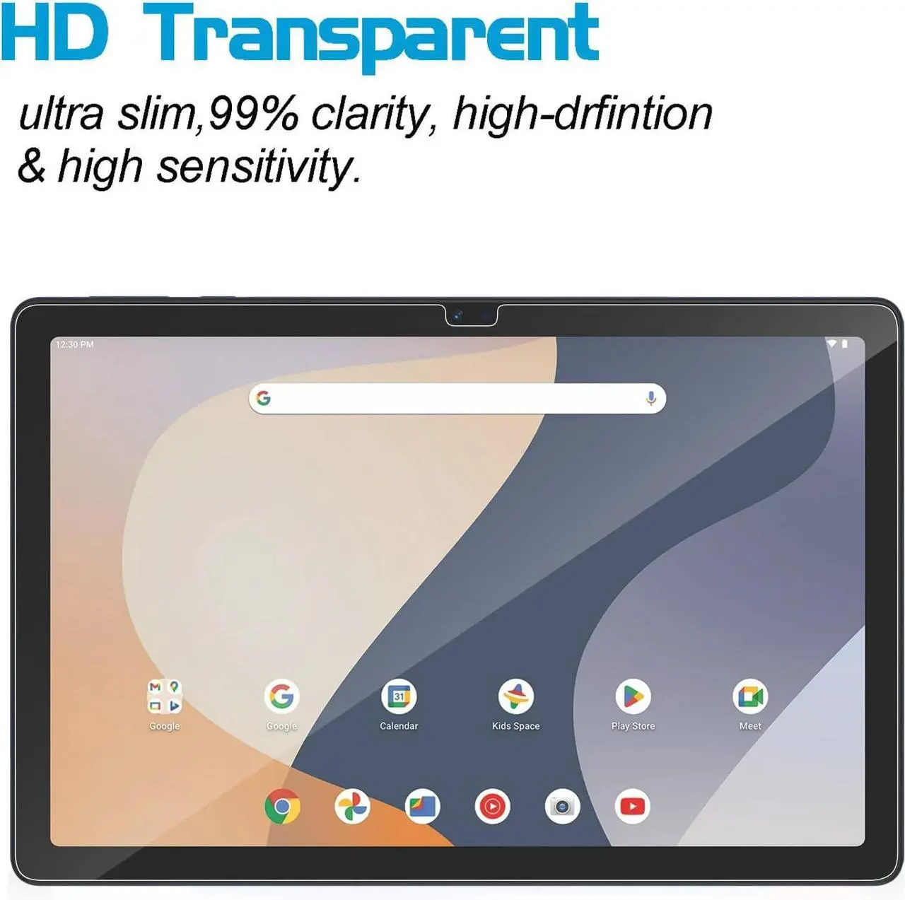 Alt view image 5 of 6 - 2-Pack Screen Protector for Onn 10.1 inch Tablet 2024 4rd Gen Tempered Glass Film [235 * 153mm/ 9.25 * 6.02 inch]