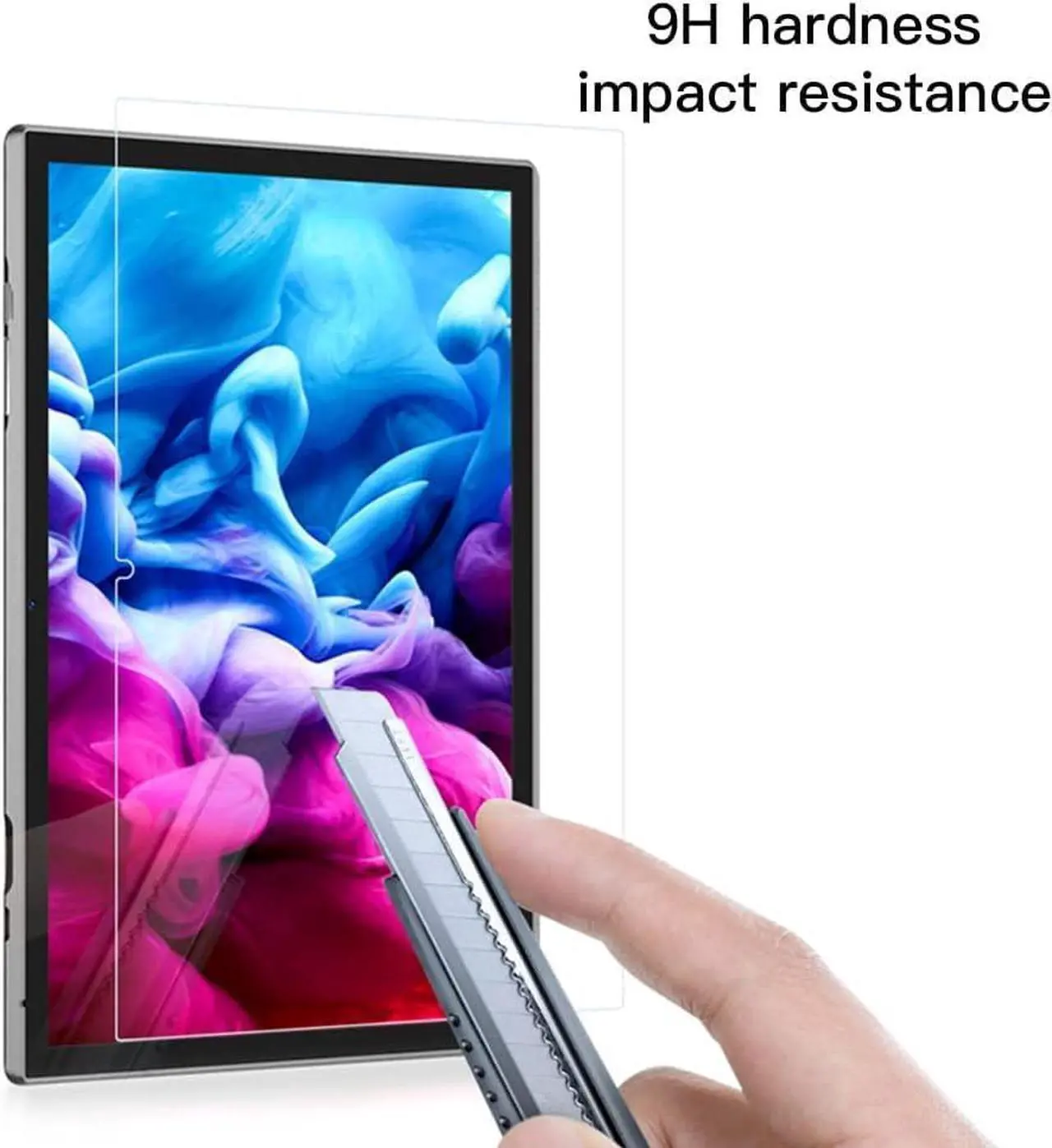 Alt view image 3 of 7 - 2 Pack Screen Protector Tablet HD Anti-Scratch Tempered Glass Tablet Protective Film for ZB10 and YQ10S 10.1IN Tablets 9H Hardness No Bubble Easy to Apply.
