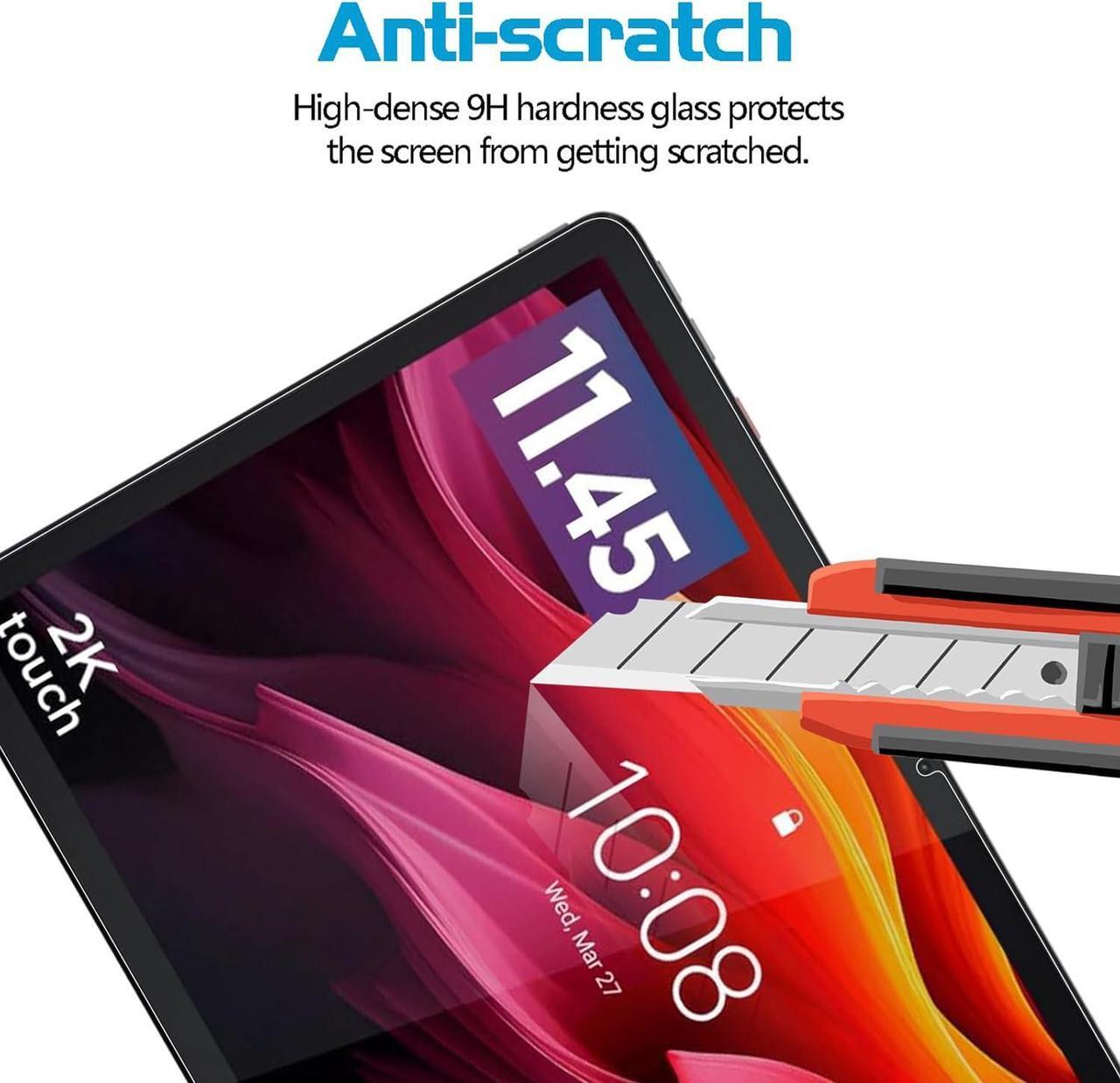 Alt view image 3 of 7 - 2 Pack Screen Protector for  Tab P11 2nd Gen/ Tab K11 Plus/ Tab Plus 2024 11.5 Inch Tempered Glass Film Easy Installation