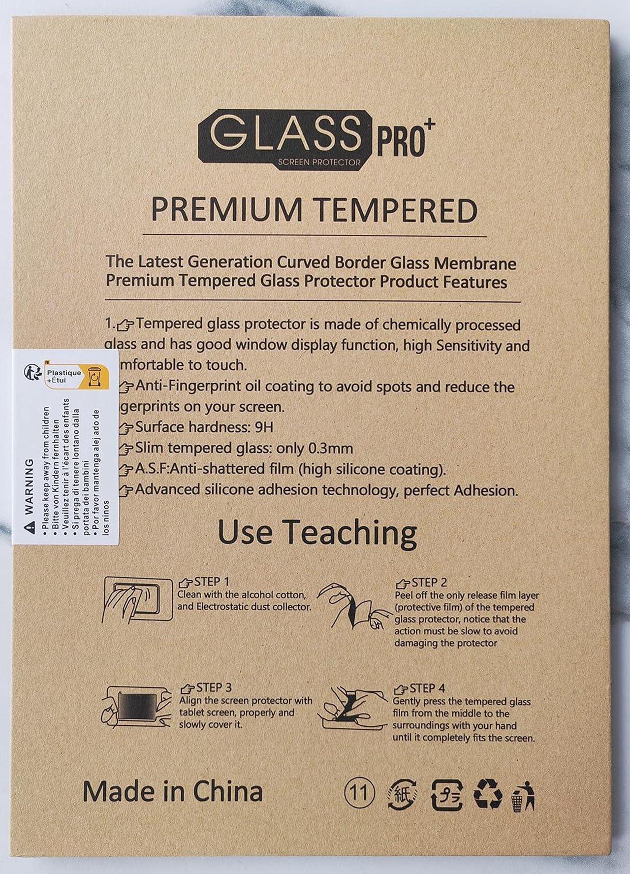 Alt view image 7 of 7 - 2 Pack Screen Protector for  Tab P11 2nd Gen/ Tab K11 Plus/ Tab Plus 2024 11.5 Inch Tempered Glass Film Easy Installation
