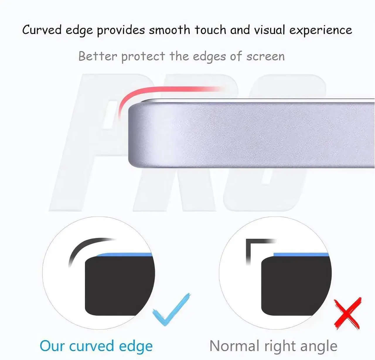 Alt view image 2 of 6 - [ 2 Pack] Tempered Glass Screen Protector for Onn 10.1 inch Tablet 4th Gen 2024/10.1 Kids and Pro Tablet Gen 4 Shockproof high Definition Protector (Onn 10.1 Inch 2024)