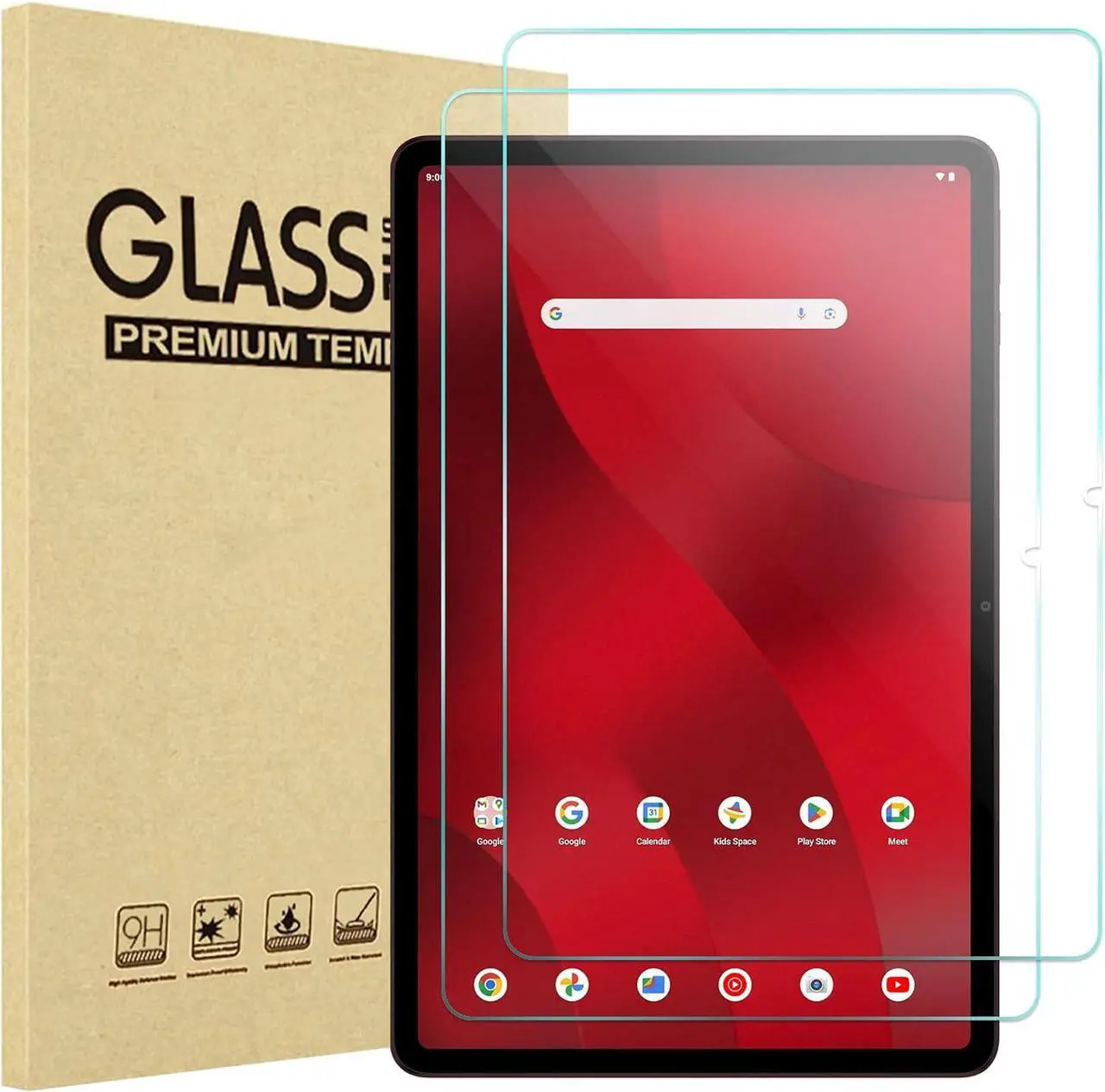 Main image of 2 Pack Screen Protector for onn. 12.1 Tablet Pro 2024 Tempered Glass Film Guard for onn. 12.1 Tablet Pro 2024 Model