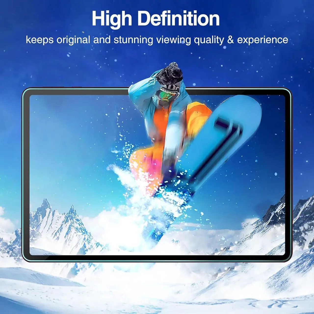 Alt view image 5 of 6 - 2 Pack Screen Protector for onn. 12.1 Tablet Pro 2024 Tempered Glass Film Guard for onn. 12.1 Tablet Pro 2024 Model