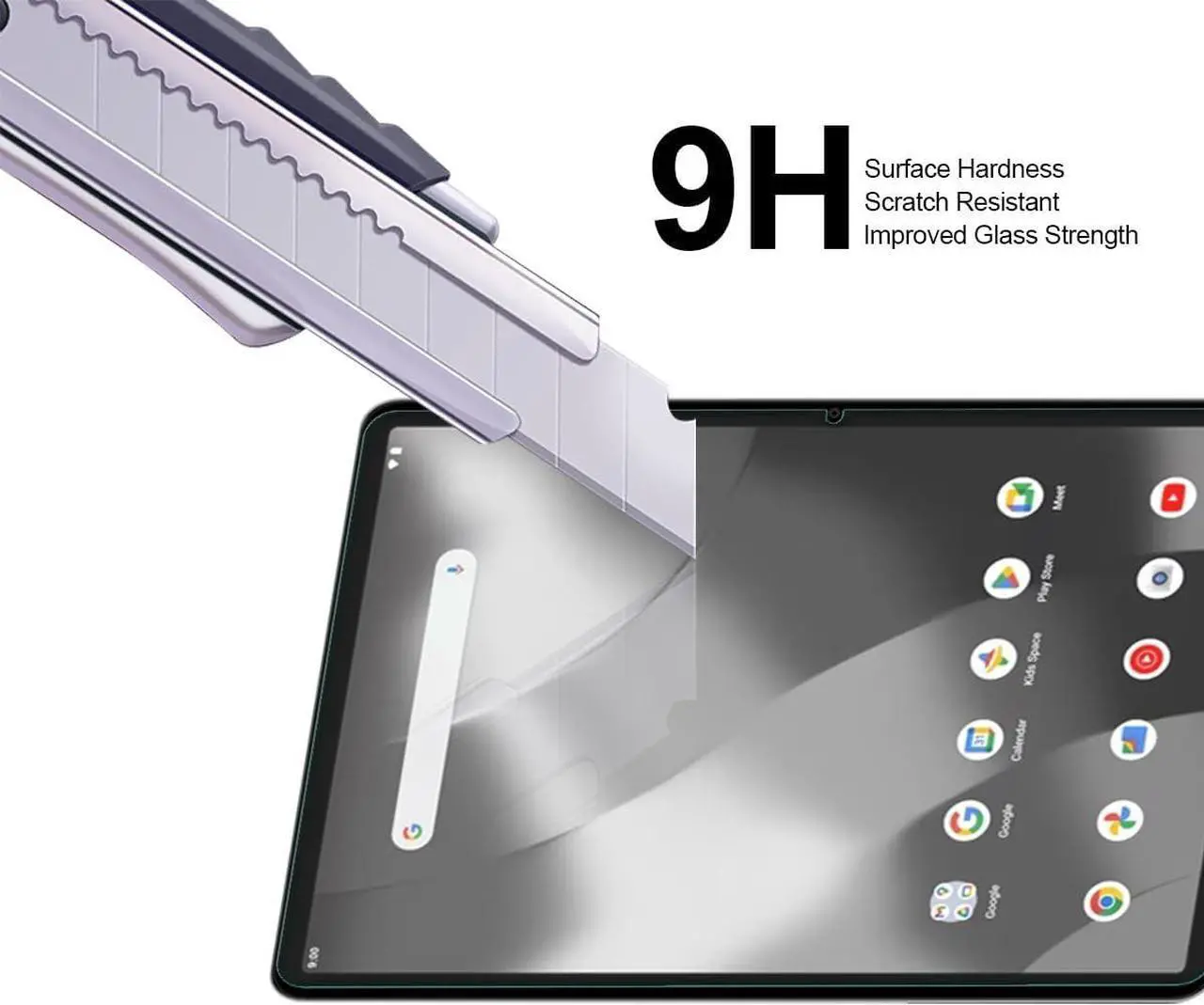 Alt view image 2 of 5 - (2 Pack) Designed for Onn 11 inch Tablet Pro (2024) Screen Protector (Tempered Glass) Anti Scratch Bubble Free