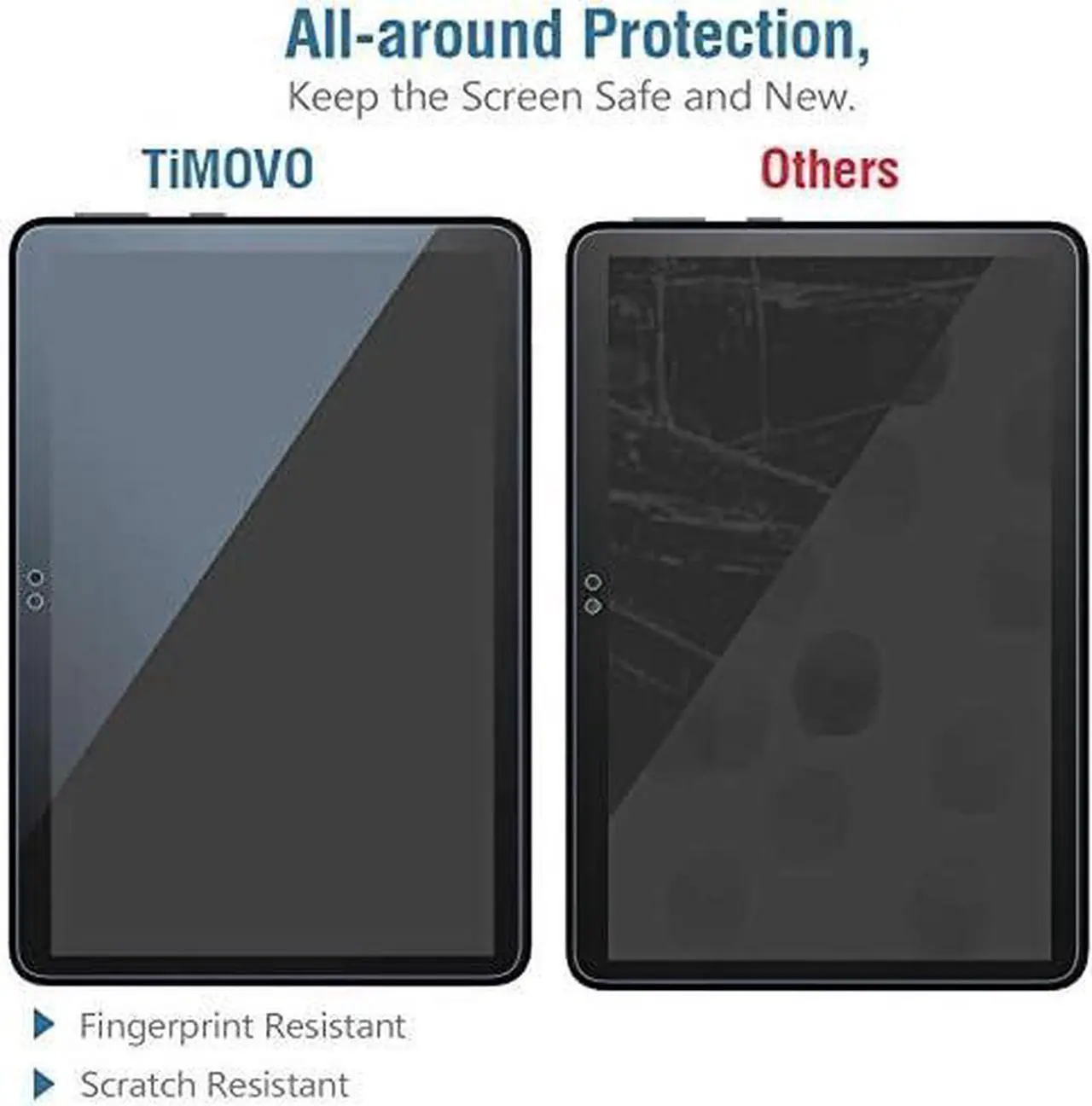 Alt view image 6 of 7 - [2 Pack Anti Blue Light Screen Protector Compatible with Fire HD 8 & 8 Plus 12th/10th Generation (8 Inch - 2024/2022/2020 Released) Anti-Scratch Slim Film Fit Kindle HD 8 & 8 Plus
