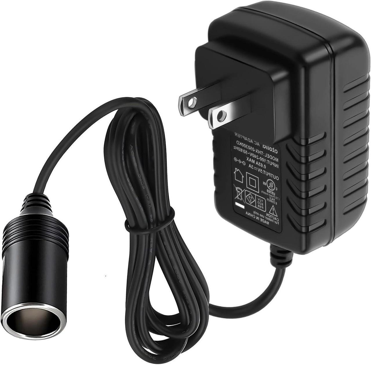 Main image of AC to DC Converter 2A 24W Car Cigarette Lighter Adapter - AC/DC 110v-240v to 12v Power Adapter for Vehicles Compatible with Car MP3 Players humidifiers Car Bluetooth Car Purifier and More