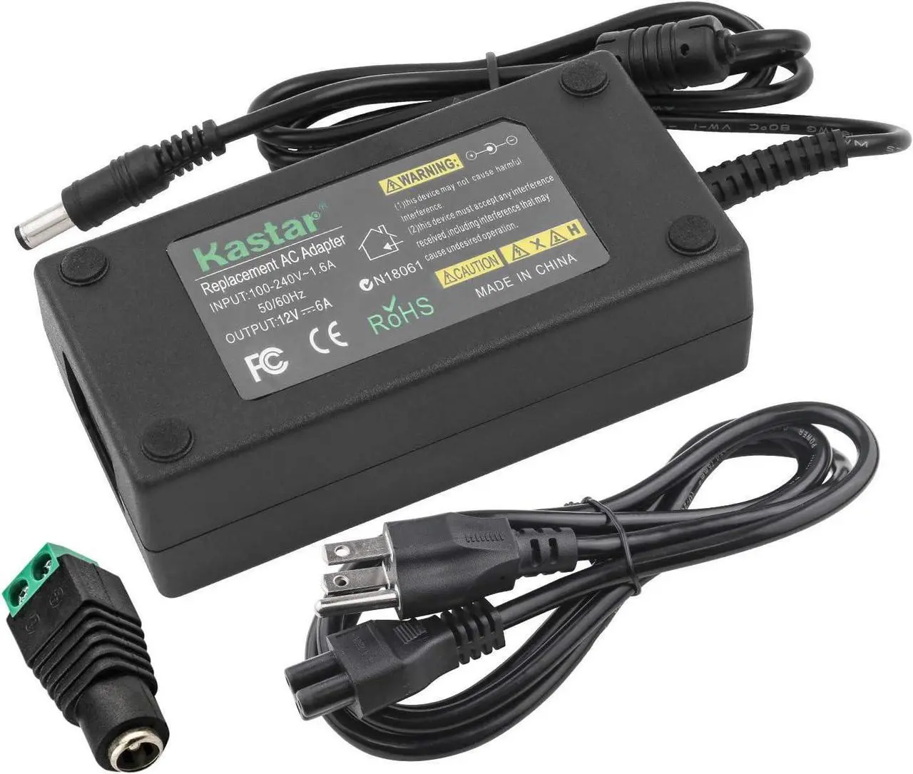Main image of AC Adapter Power Supply 12V 6A 72W Tip Size 5.5 * 2.5mm for LCD Monitor LCD TV 5050 3528 5630 LED Strip Light Tape Light Rope Light Wireless Router ADSL Cats Security Camera