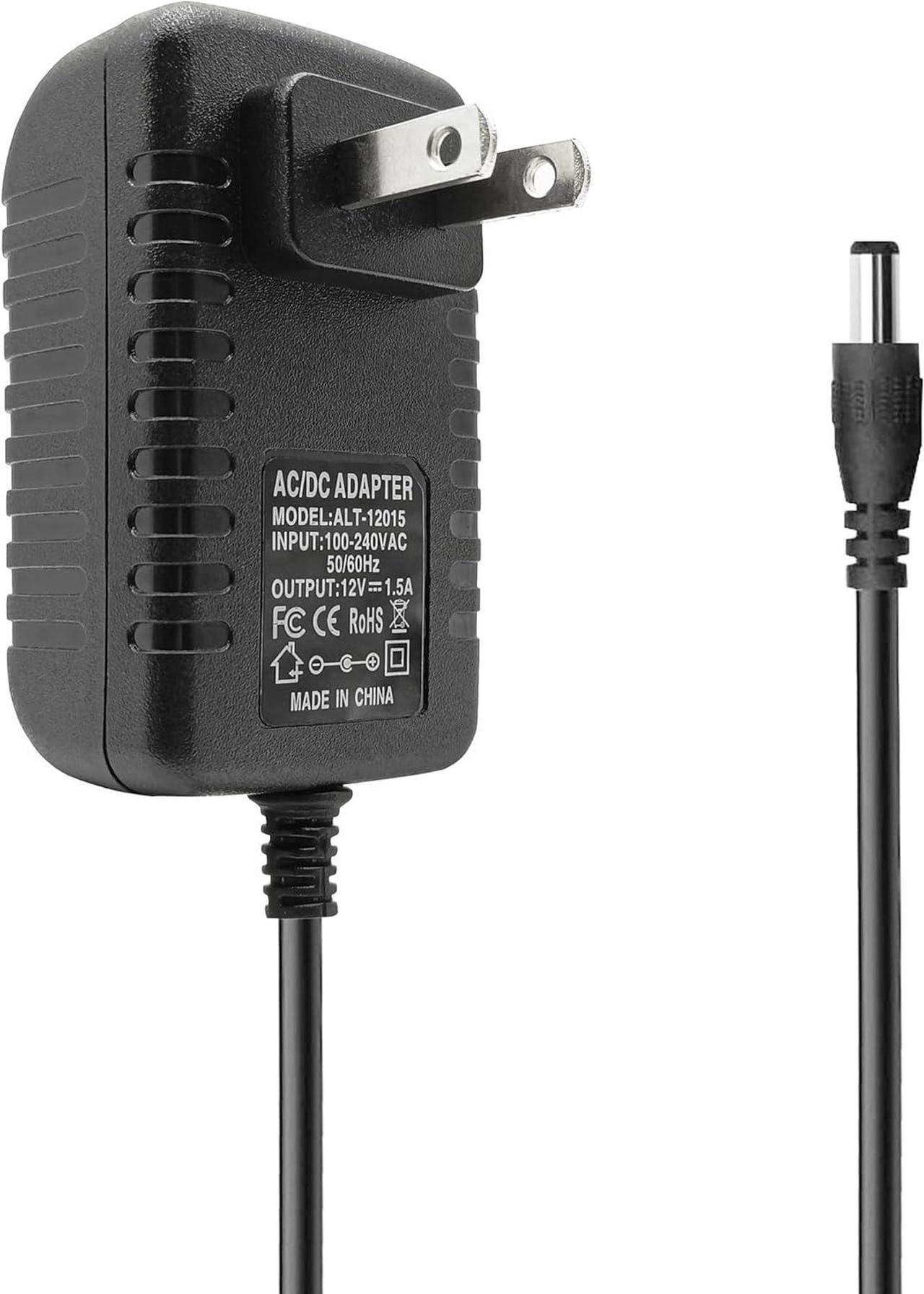 Main image of 12V 1.5A AC Adapter Power Supply 100-240V 50-60Hz AC to DC 12 Volt 1.5A Switching Power Supply AC/DC Converter Transformer 12V 1.5 Amp Power Adapter with 5.5 x 2.1mm / 2.5mm Plug