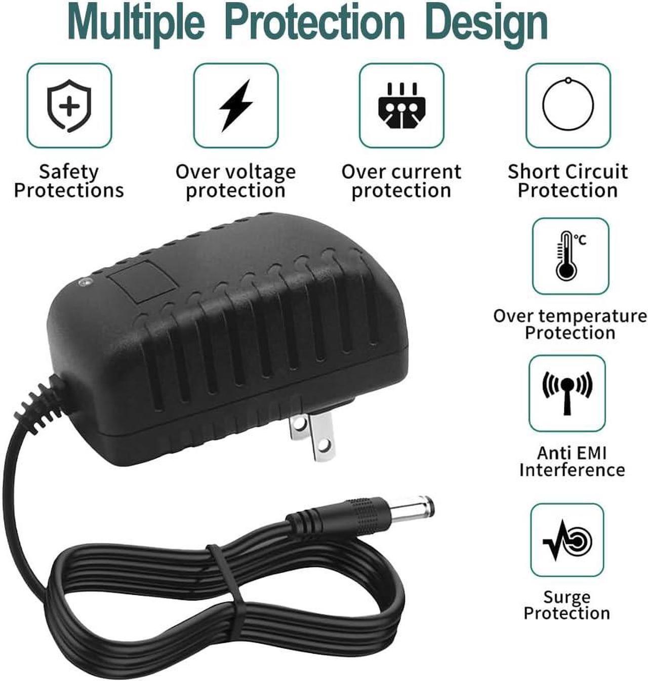 Alt view image 6 of 7 - 12V 1.5A AC Adapter Power Supply 100-240V 50-60Hz AC to DC 12 Volt 1.5A Switching Power Supply AC/DC Converter Transformer 12V 1.5 Amp Power Adapter with 5.5 x 2.1mm / 2.5mm Plug