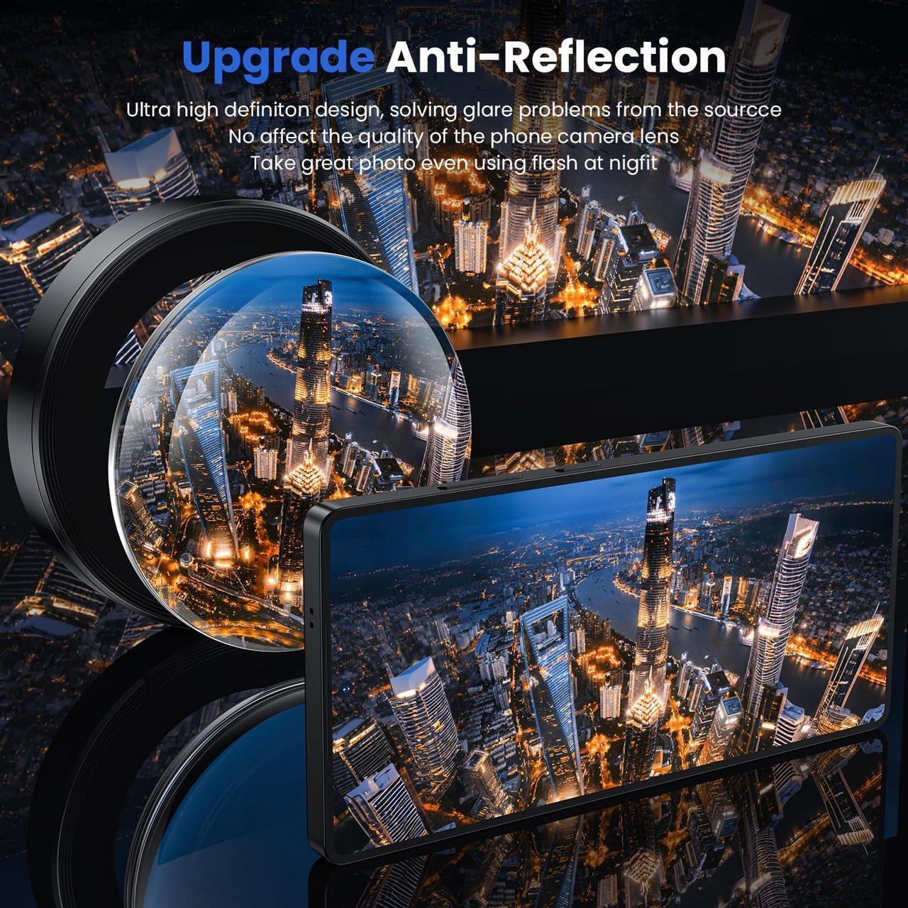 Alt view image 2 of 6 - for  Galaxy S25 Ultra Camera Lens Protector - Ultra Thin Case Friendly 9H Shatterproof Tempered Glass with Aluminum Metal Circle Camera Screen Protector Cover Accessories Black