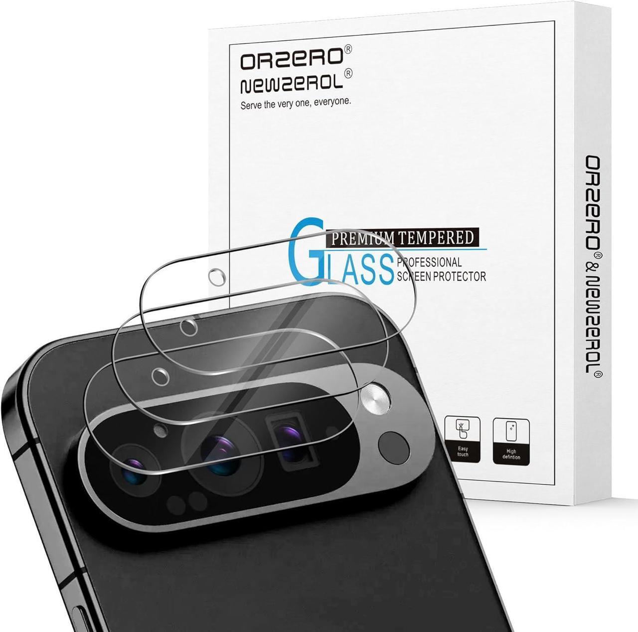 Main image of (3 Pack) Camera Lens Protector Compatible for Google Pixel 9 Pro 6.3 inch (Not for XL Model) Protector de Cámera Case Friendly Tempered Glass 9H High Definition Microphone Cutout Anti-Scratch
