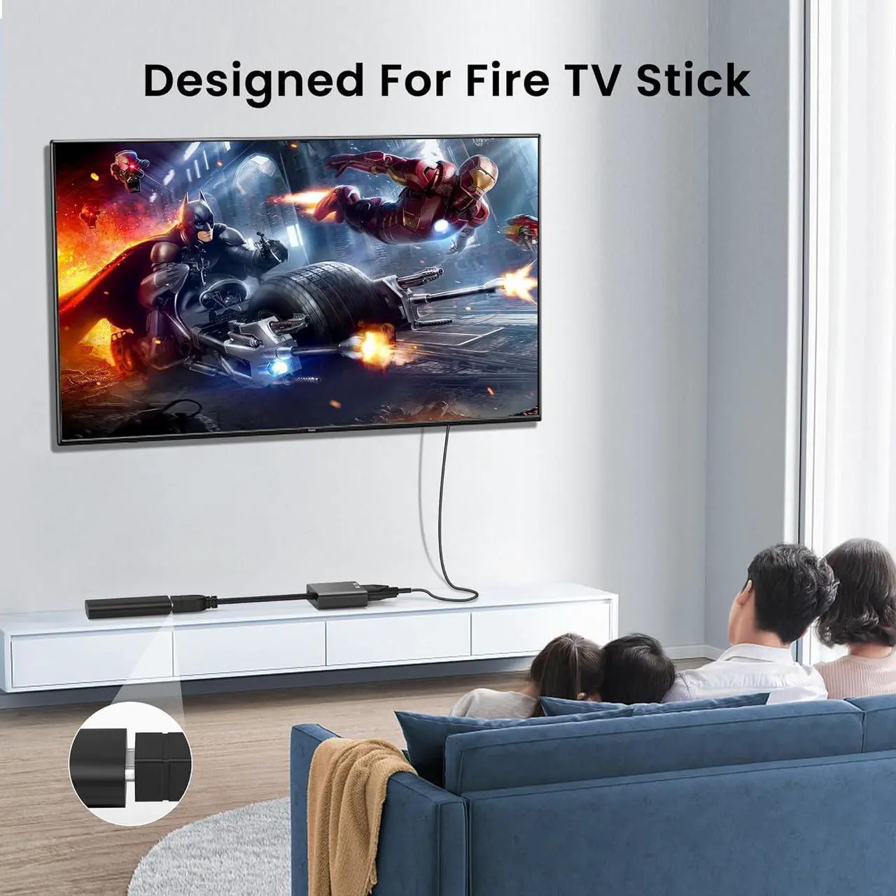 Alt view image 4 of 7 - avedio Links HDMI to VGA Adapter Active HDMI to VGA Converter (Female to Female) with Audio Support HD 1080P@60Hz TV Stick Raspberry Pi Chromebook  Xbox (3.5mm Audio Cable Included)