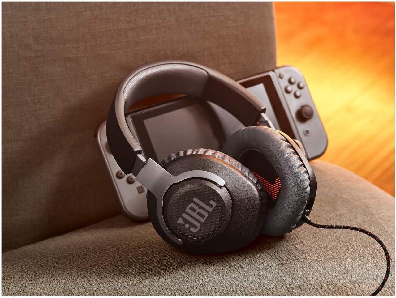 Alt view image 2 of 7 - Quantum 100 - Wired Over-Ear Gaming Headphones - Black Large