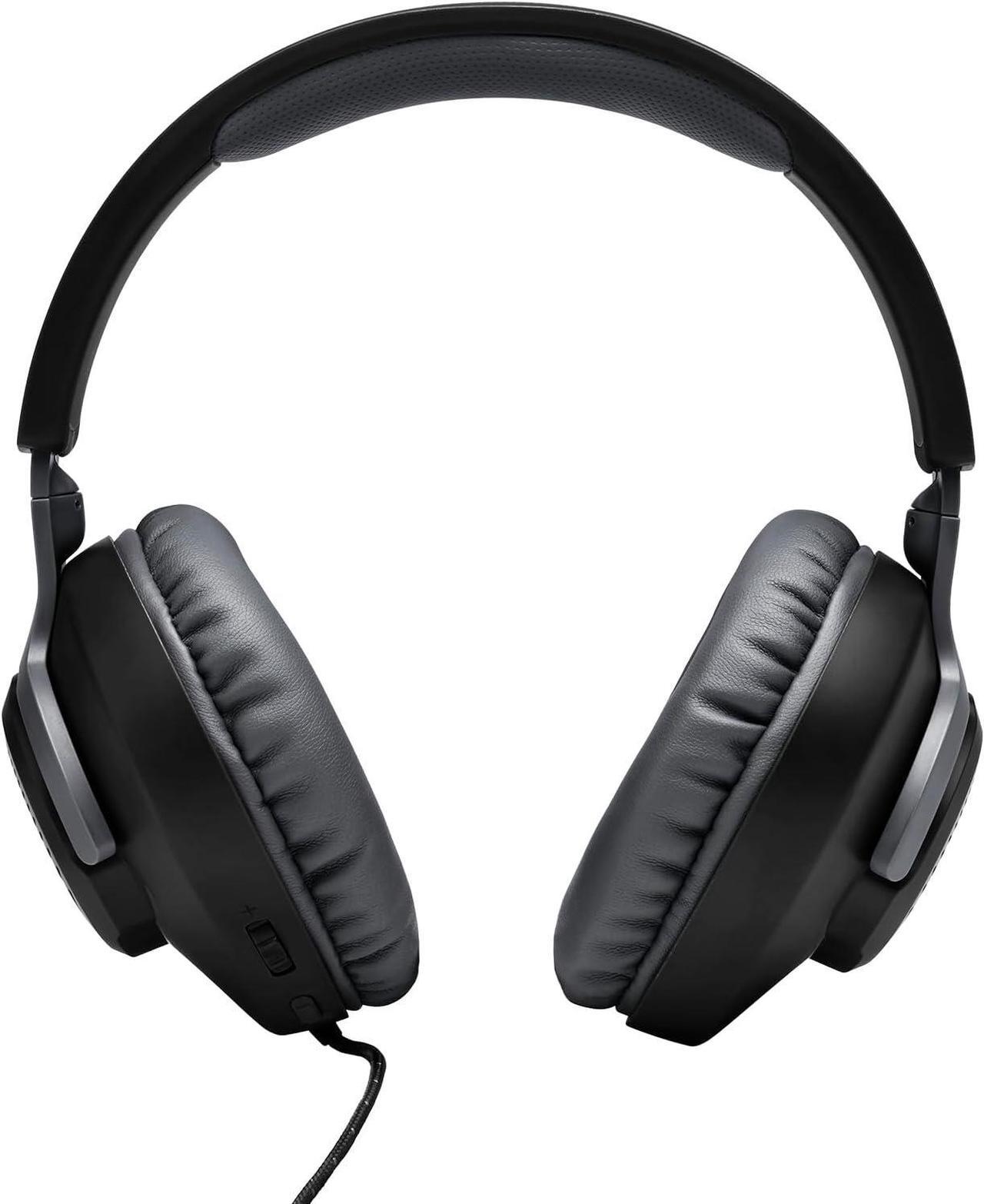 Alt view image 6 of 7 - Quantum 100 - Wired Over-Ear Gaming Headphones - Black Large