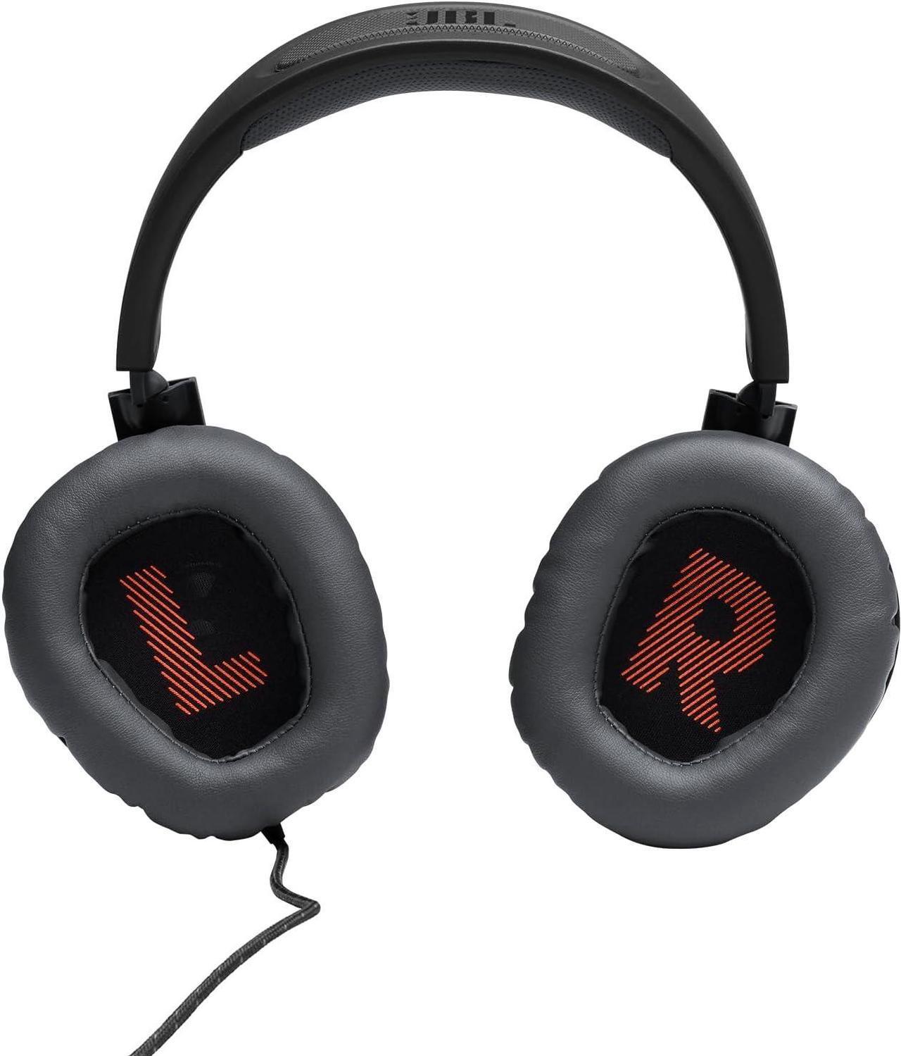 Alt view image 7 of 7 - Quantum 100 - Wired Over-Ear Gaming Headphones - Black Large