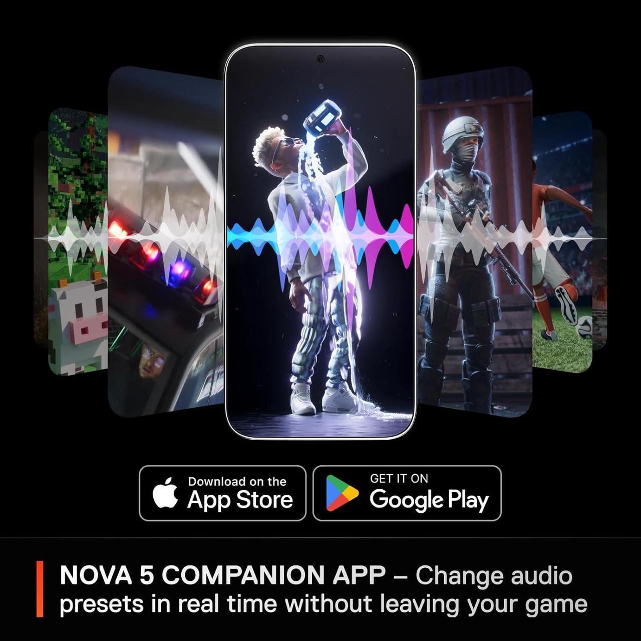 Alt view image 3 of 7 - Arctis Nova 5 Wireless Multi-System Gaming Headset  Neodymium Magnetic Drivers  100+ Audio Presets  60 HR Battery  2.4GHz or BT  ClearCast Gen2.X Mic  PC PS5 PS4 Switch Mobile