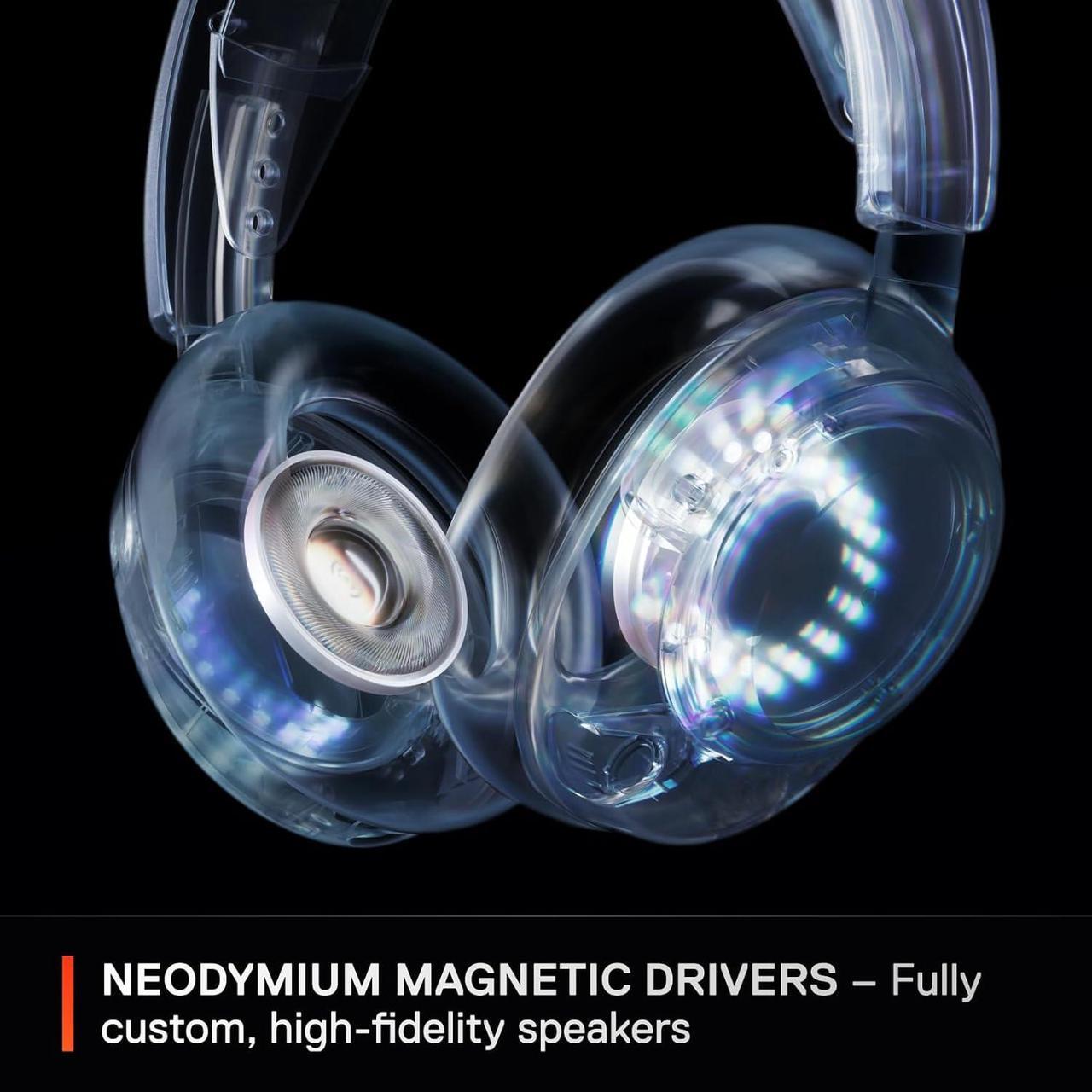 Alt view image 6 of 7 - Arctis Nova 5 Wireless Multi-System Gaming Headset  Neodymium Magnetic Drivers  100+ Audio Presets  60 HR Battery  2.4GHz or BT  ClearCast Gen2.X Mic  PC PS5 PS4 Switch Mobile