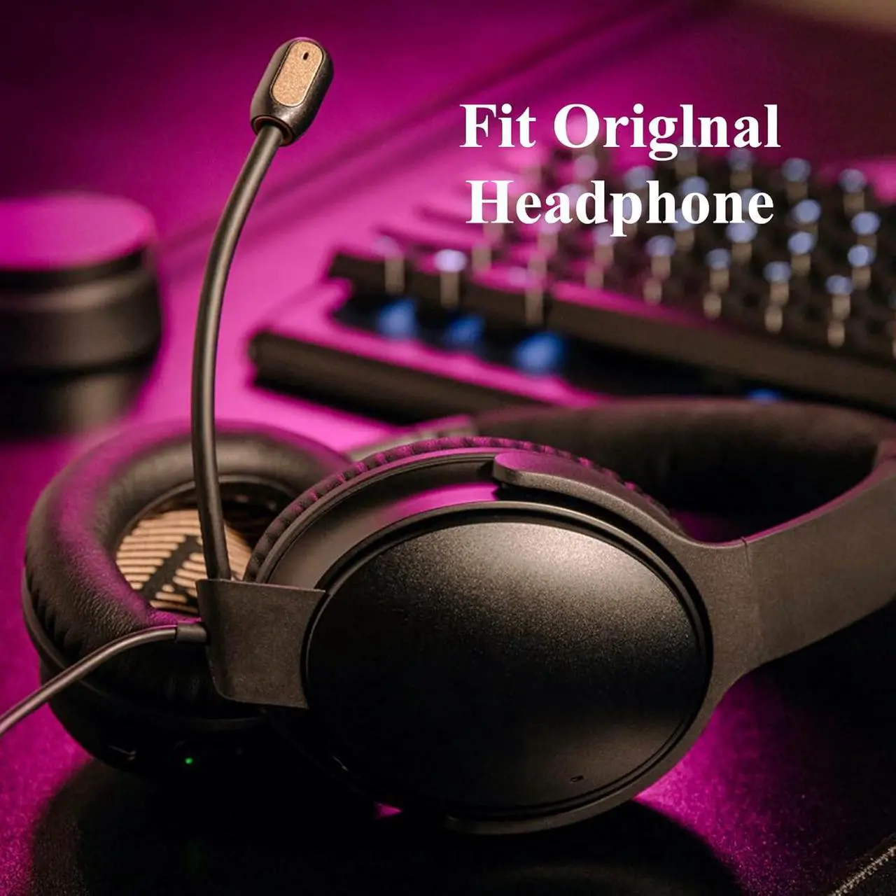 Alt view image 6 of 7 - Replacement Ear Pads for  Headphones QuietComfort 35 & 35 ii Replacement Soft Leather Earpads Cushions for  QC 35/35 ii / 25/15/ 2 / Ae2 / Ae2i / Ae2W / Sound Link/Sound True (Black)