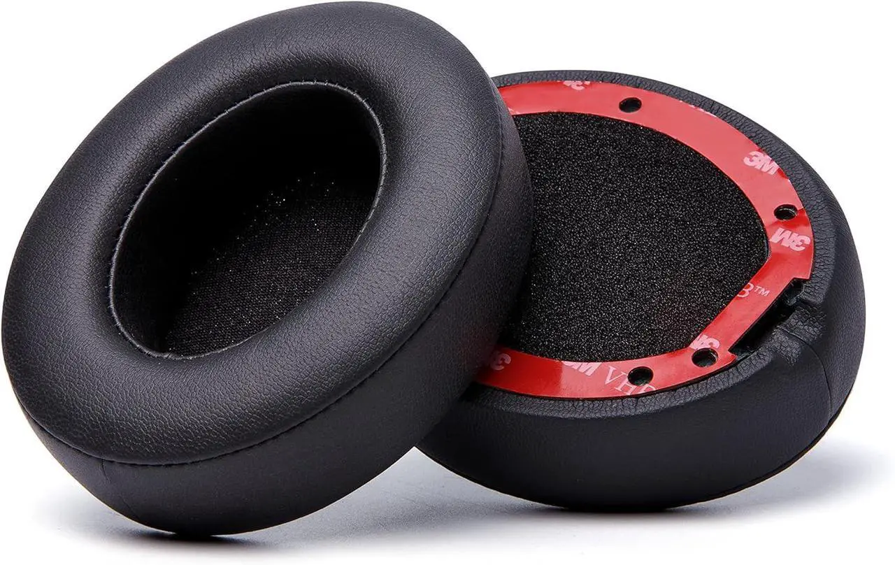 Alt view image 7 of 7 - Wicked Cushions Replacement Ear Pads for Beats Studio 2 & 3 (B0501 B0500) Wired & Wireless | Does NOT Fit Beats Solo | Softer PU Leather Enhanced Foam & Stronger Adhesive | Black
