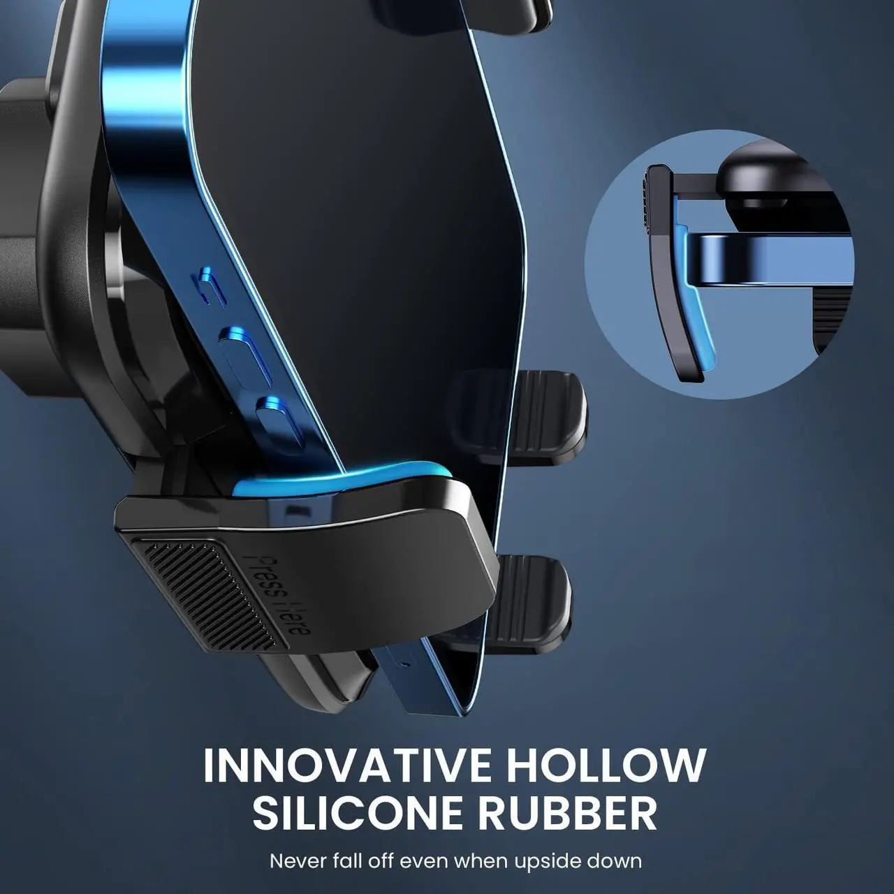 Alt view image 4 of 7 - Phone Mount for Car Vent [Upgraded Metal Clip] Cell Phone Holder Car Hands Free Cradle in Vehicle Car Phone Holder Mount for Smartphone iPhone Cell Phone Automobile Cradles Universal