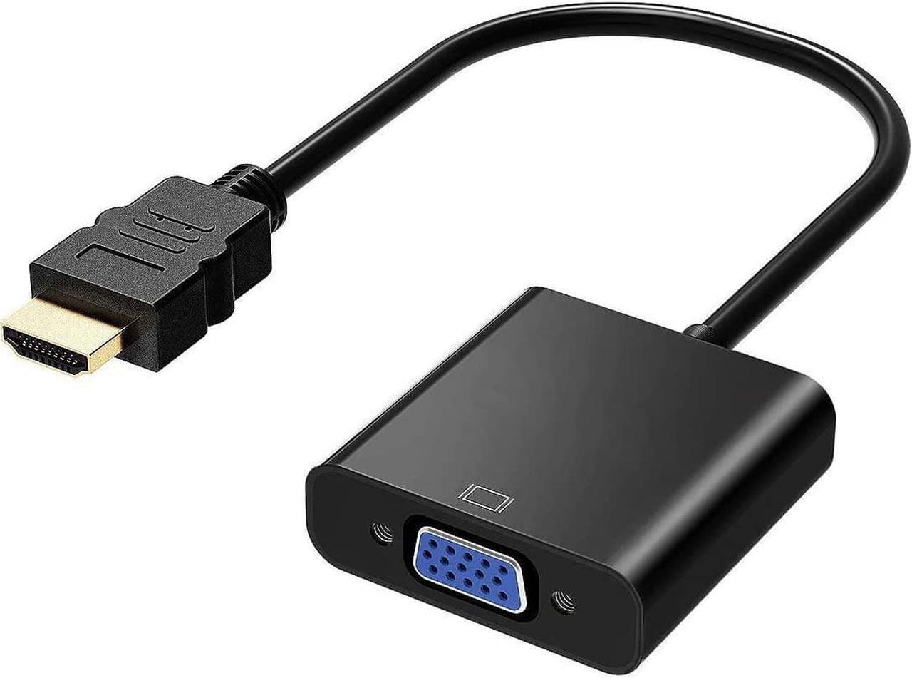 Isptewhie HDMI to VGA  Gold-Plated HDMI to VGA Adapter  Male to Female for Computer  Desktop  Laptop  PC  Monitor  Projector  HDTV  Chromebook  Raspberry Pi  Roku  Xbox and More