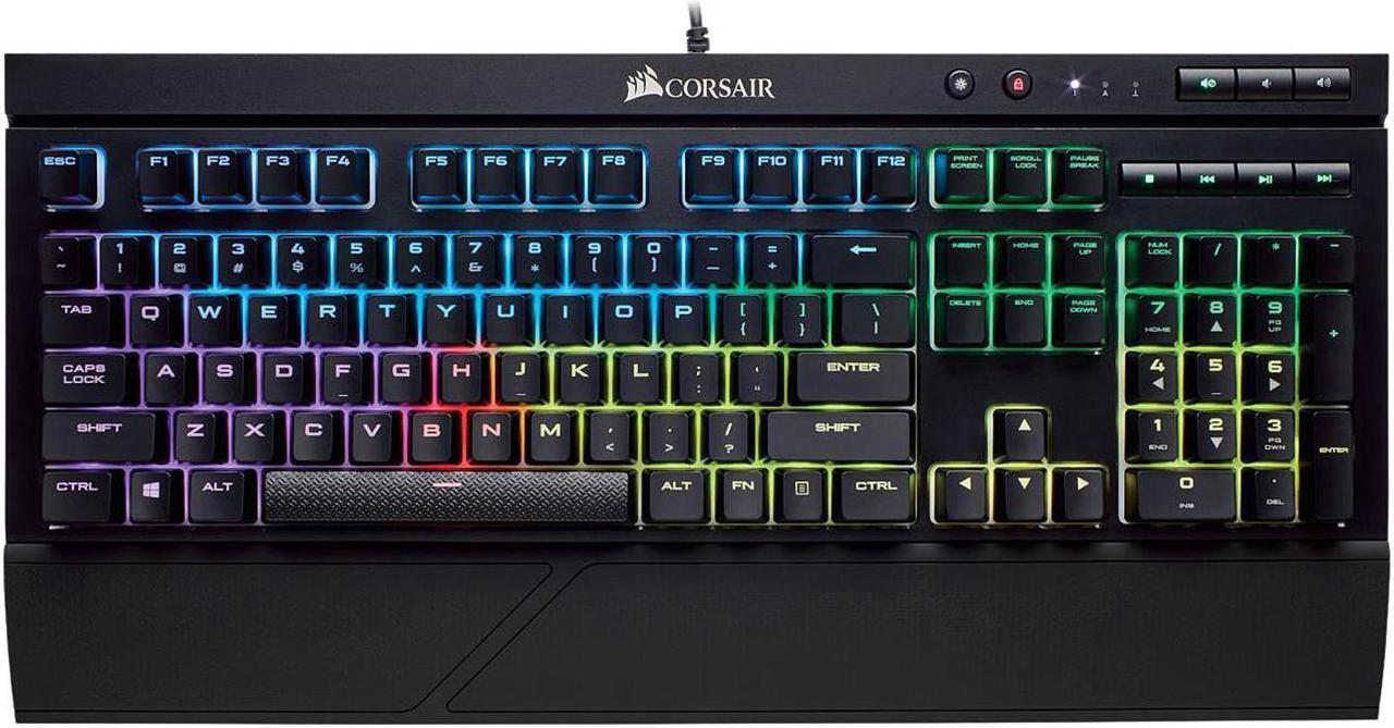 Alt view image 7 of 7 - CORSAIR K68 RGB Mechanical Gaming Keyboard, Backlit RGB LED, Cherry MX Blue, Dust and Spill Resistant