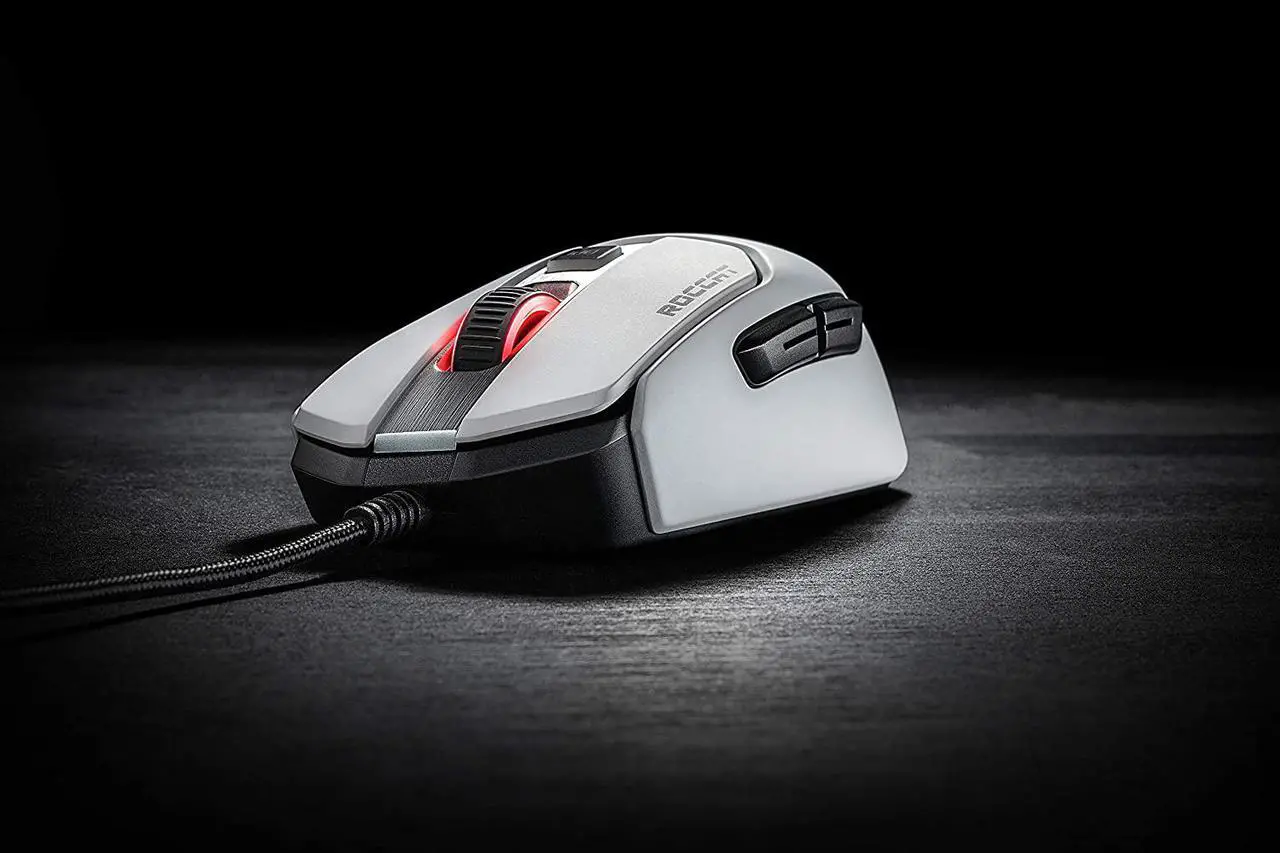 Alt view image 5 of 7 - ROCCAT Kain 122 AIMO RGB PC Gaming Mouse - White