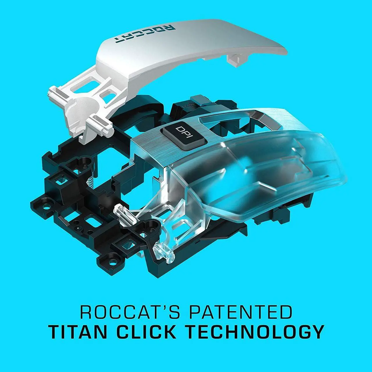 Alt view image 2 of 7 - ROCCAT Kain 122 AIMO RGB PC Gaming Mouse - White