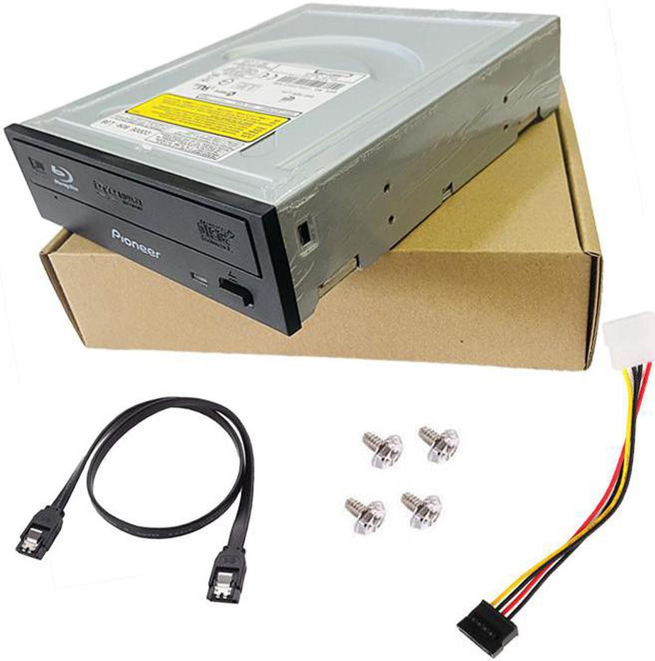 Alt view image 7 of 7 - Pioneer Internal 3D Blu-ray Burner 8X BD DVD CD Writer Bluray Drive  for Computer Desktop PC - Supports Burning Blu ray Disc - With SATA Cable and Mounting Screws