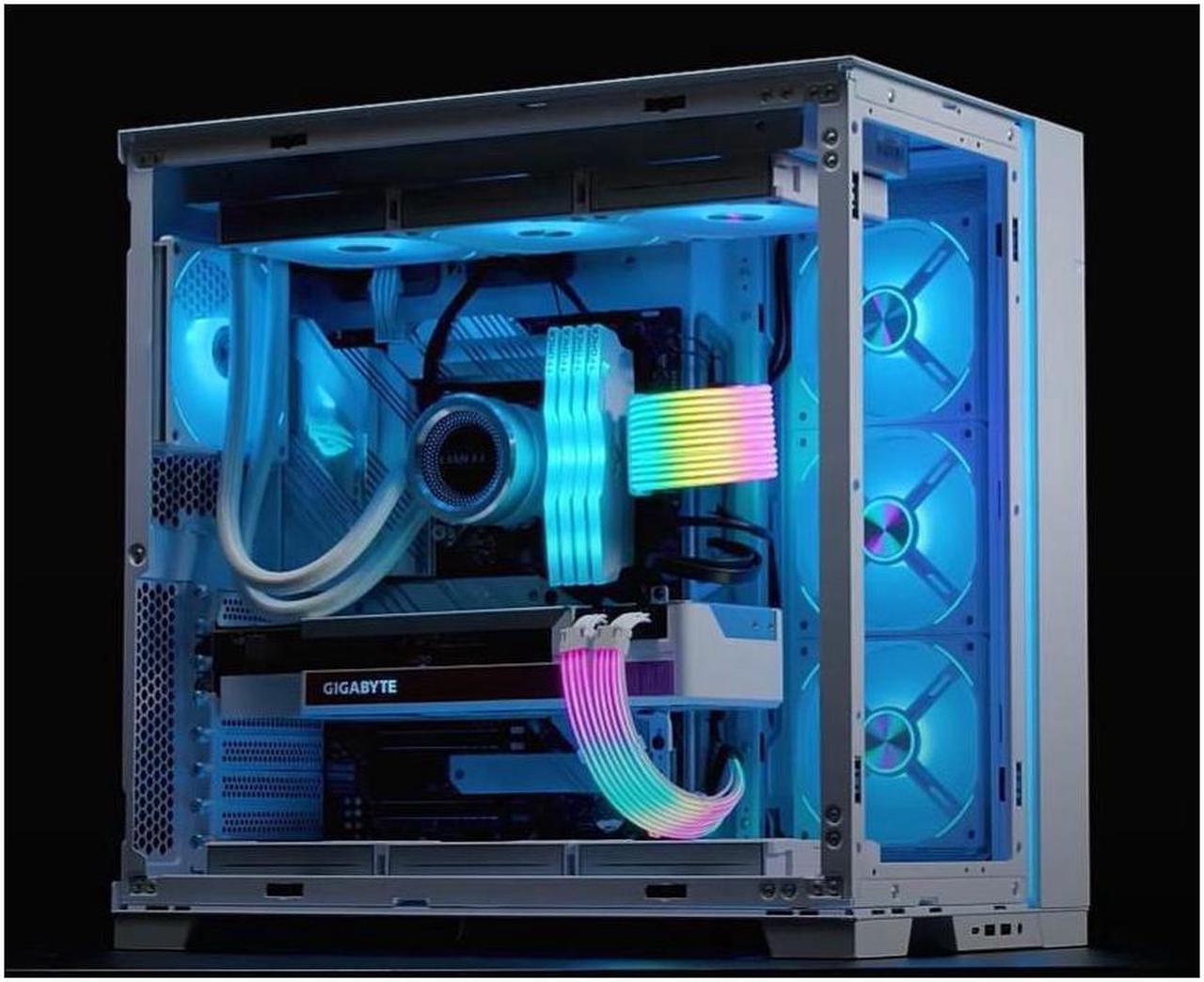 Alt view image 4 of 6 - LIAN-LI STRIMER PLUS V2 24 Pin and Lian-Li STRIMER PLUS V2 8 Pin Combo, Addressable RGB Power Extension Cable and Addressable RGB VGA Power Cable, Include Controller for L-Connect 3.0