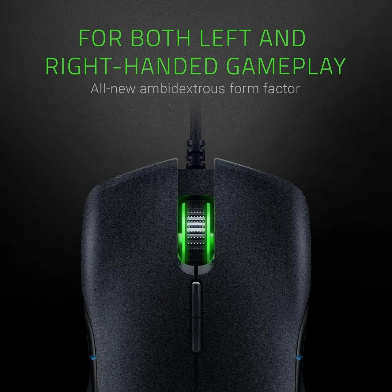 Alt view image 3 of 7 - Lancehead Tournament Edition Ambidextrous Gaming Mouse: 16,000 DPI Optical Sensor - 8 Programmable Buttons - Chroma RGB Lighting - Mechanical Switches - Classic Black