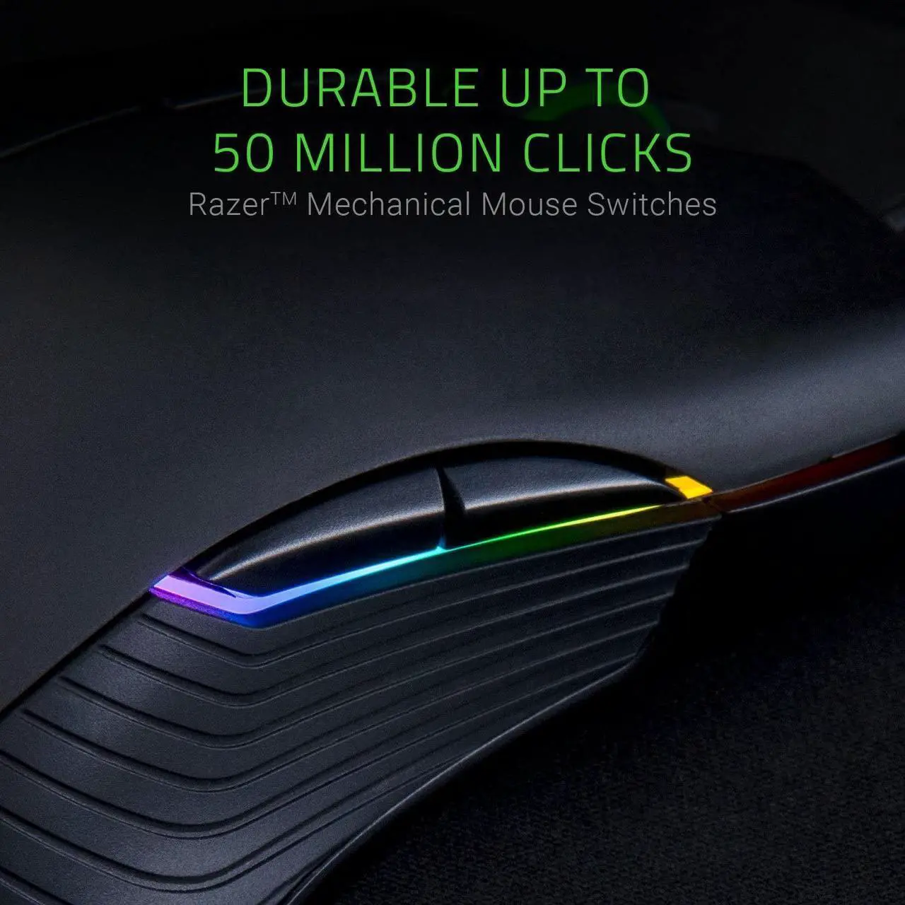 Alt view image 5 of 7 - Lancehead Tournament Edition Ambidextrous Gaming Mouse: 16,000 DPI Optical Sensor - 8 Programmable Buttons - Chroma RGB Lighting - Mechanical Switches - Classic Black