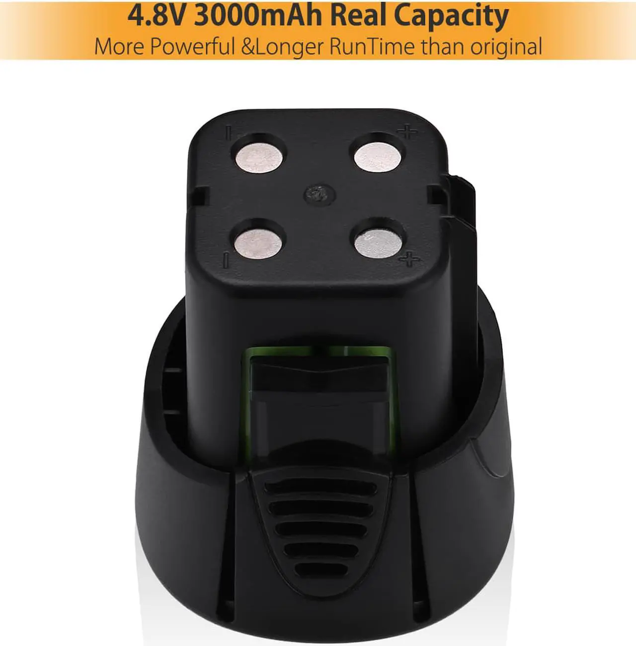Alt view image 5 of 7 - Powerextra 4.8V 3000mAh Battery 5000755-01 for Dremel MiniMite 750-02 755-01 Rotary Tool