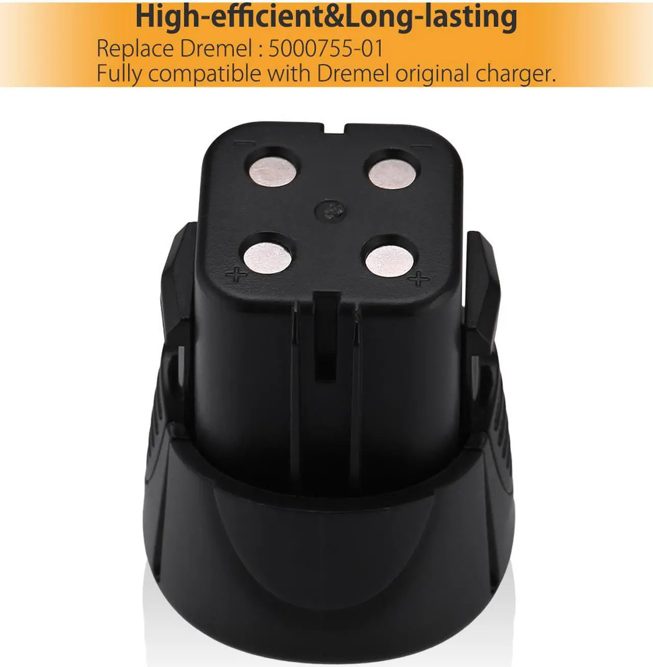 Alt view image 4 of 7 - Powerextra 4.8V 3000mAh Battery 5000755-01 for Dremel MiniMite 750-02 755-01 Rotary Tool