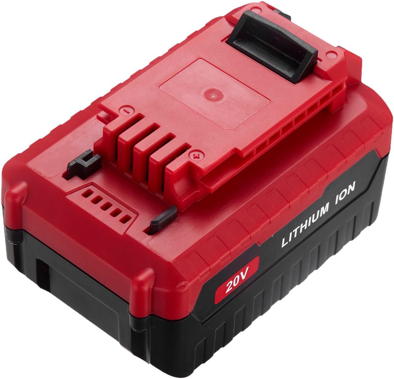 Alt view image 2 of 7 - 6000mAh 20 Volt Max Lithium Ion Battery + 20V Battery Charger for Porter Cable PCC680L PCC682L PCC685L PCC685LP PCC699L Black+Decker 20V MAX Lithium Battery LBXR20 LB2X4020-OPE