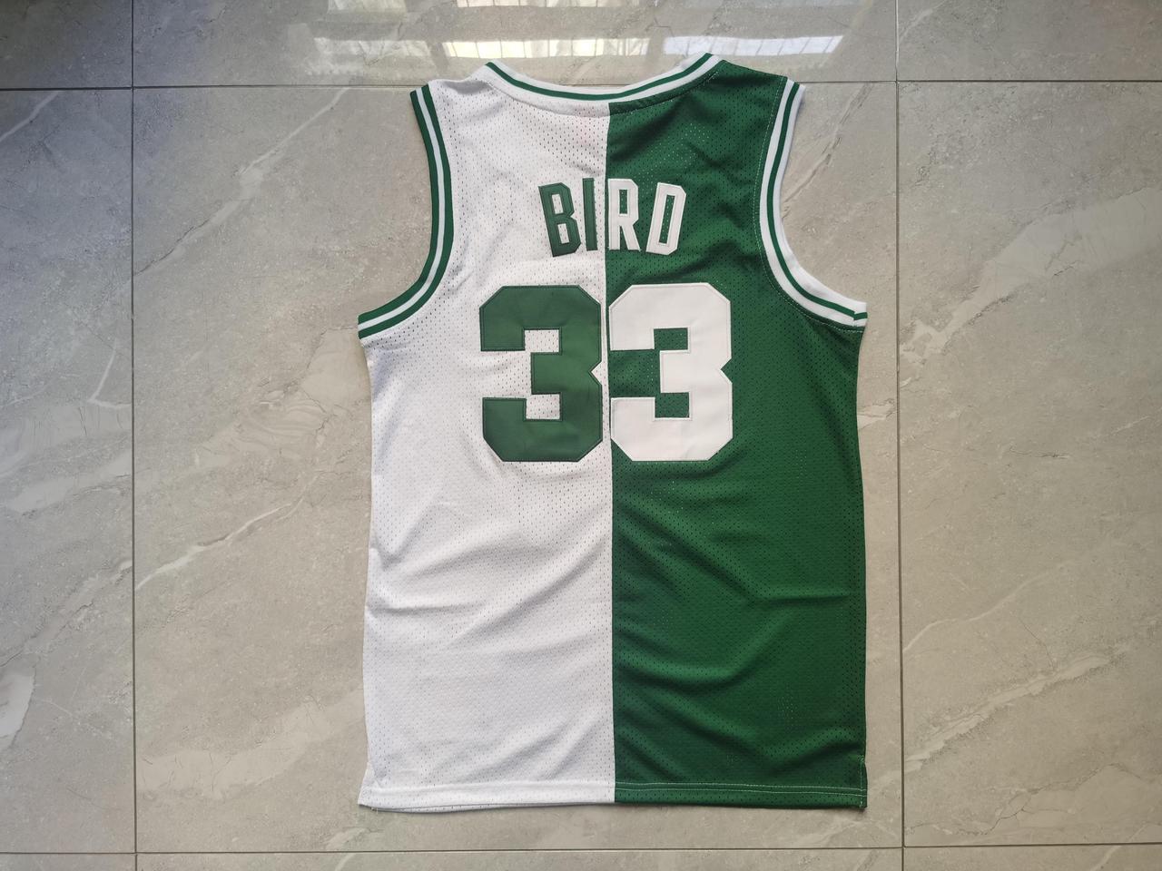 Alt view image 2 of 3 - Boston Celtics Bird NO.33 retro Basketball Jersey Large