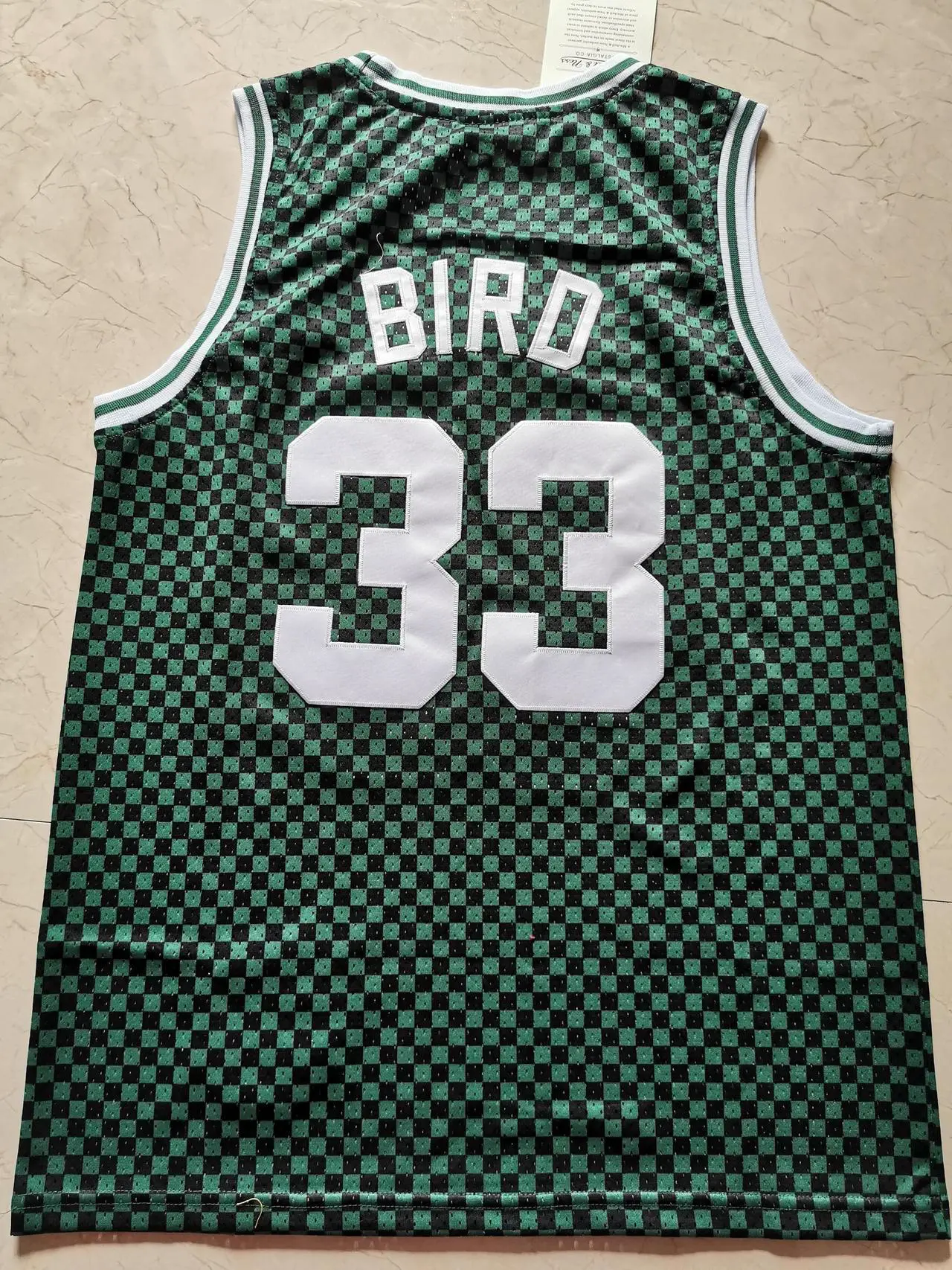 Alt view image 2 of 4 - Boston Celtics Bird throwback Basketball Jersey X-Large