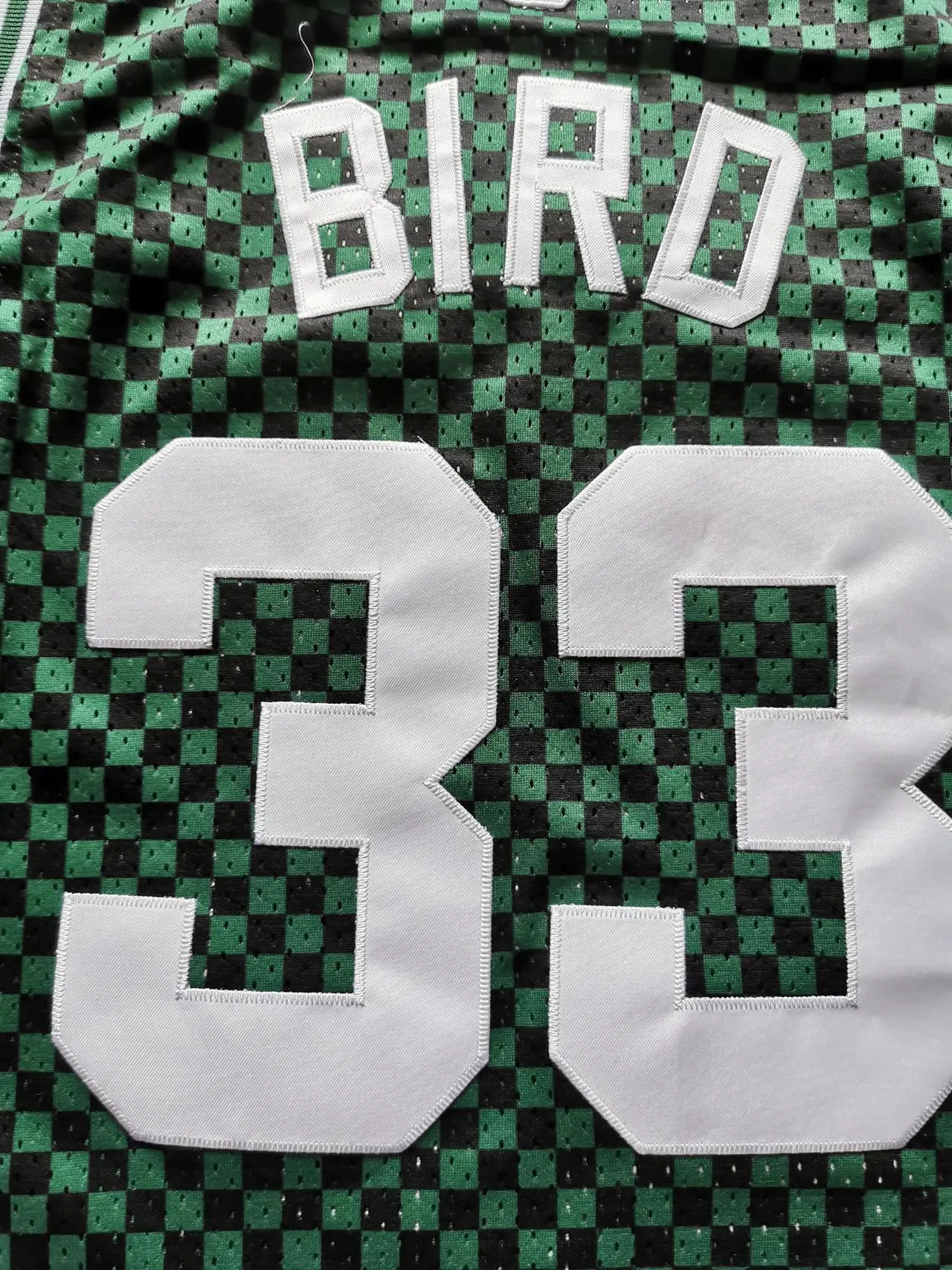 Alt view image 3 of 4 - Boston Celtics Bird throwback Basketball Jersey X-Large