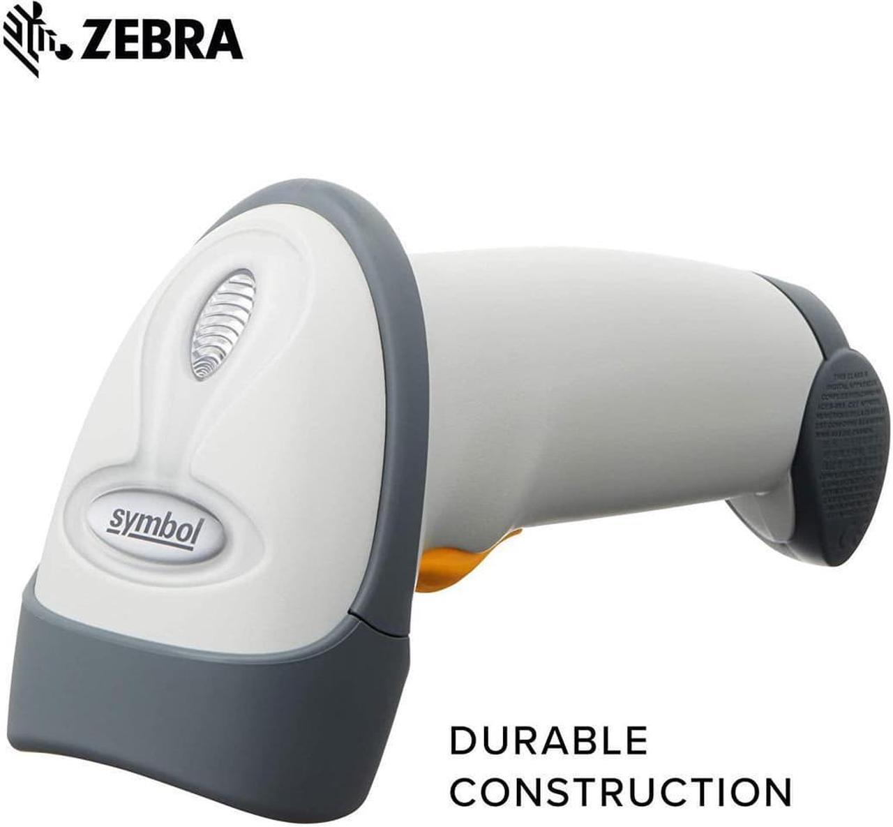 Zebra (Motorola) Symbol LS2208 Series LS2208-SR20001R-NA Handheld Barcode Scanner - USB Kit with Cable and Stand