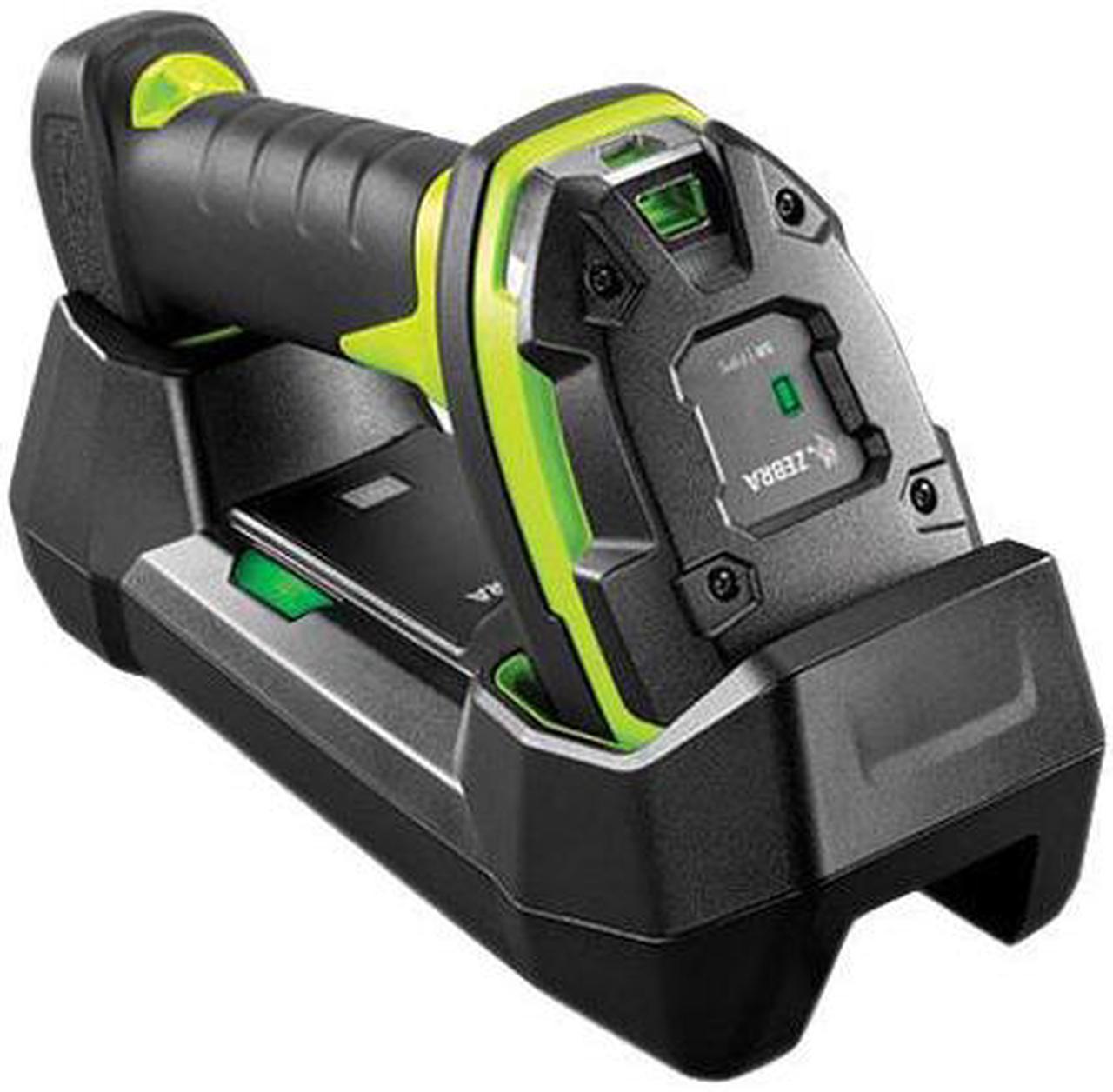 Zebra DS3678-SR Ultra-Rugged Handheld Cordless 1D/2D Barcode Scanner, FIPS, Vibration Motor, Standard Cradle USB Kit, Industrial Green - DS3678-SR3U4210SFW