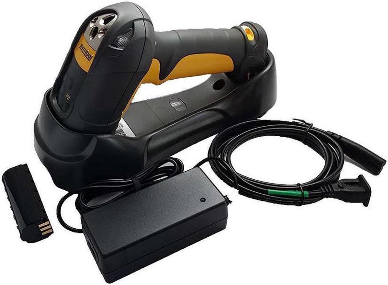 Zebra Symbol LS3578 Series Industrial Barcode Scanner LS3578-FZ Barcode Scanner (Yellow) with USB cable ( Charging and Communication Cradle, , Power Supply, and Line Cord Not included, sold separate