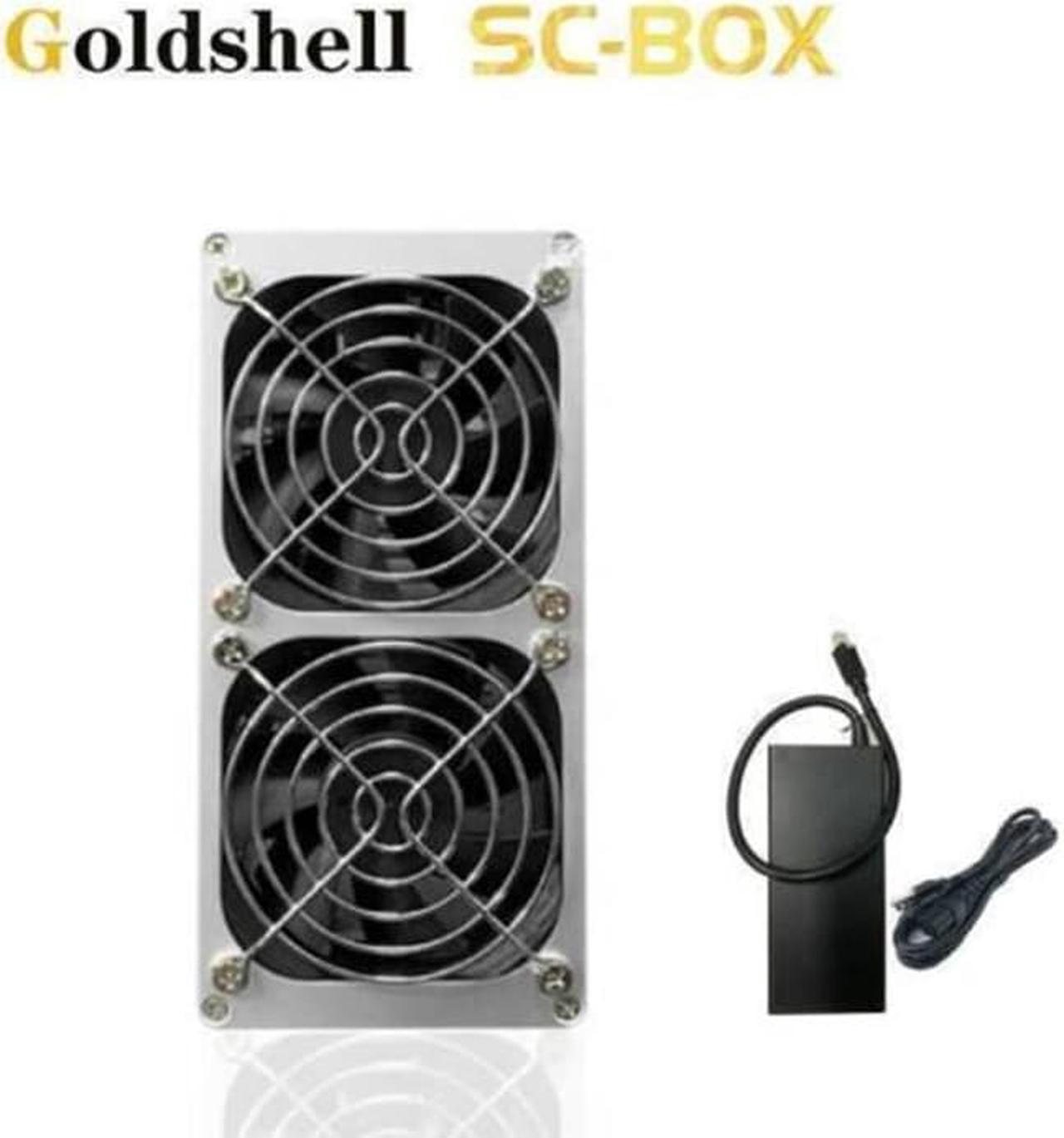 New Goldshell SC Box 900Gh/s 200W Mining SiaCoin ASIC Miner With PSU Home Mining