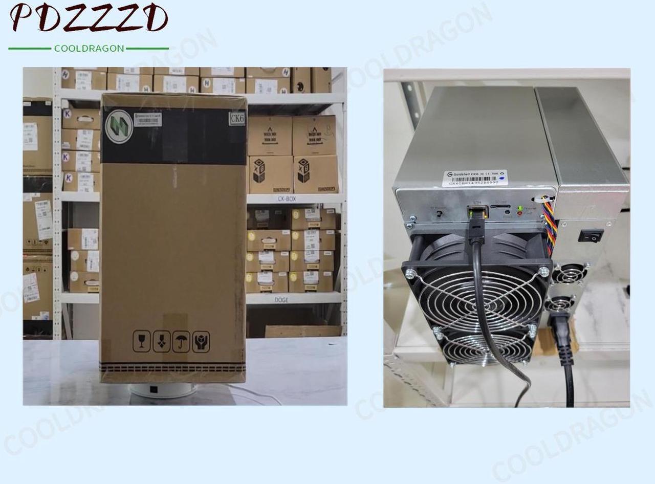 Alt view image 4 of 6 - New Arrival Gold shell CK6 Best Miner For CKB New Upgrade Nervos Network Super Computing Server New Upgrade, 19.3H/s±5% | 3300W±5% | 0.17W/M