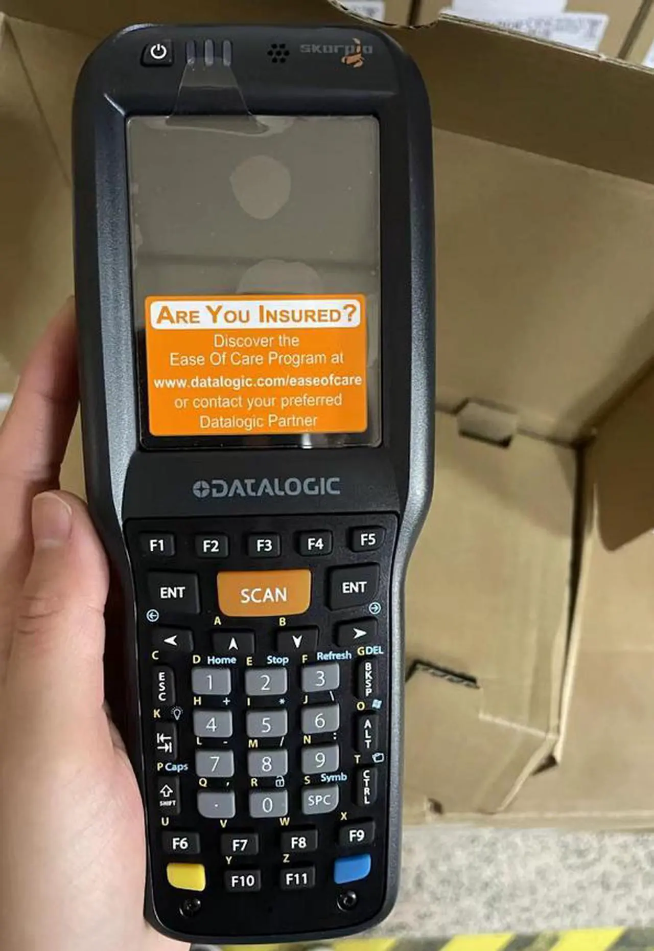 Alt view image 2 of 2 - Datalogic Skorpio X4 Datalogic - High-Performance Robust Mobile Terminal 2D imager,38 keys, ,CE7.0,with Handle,942600017