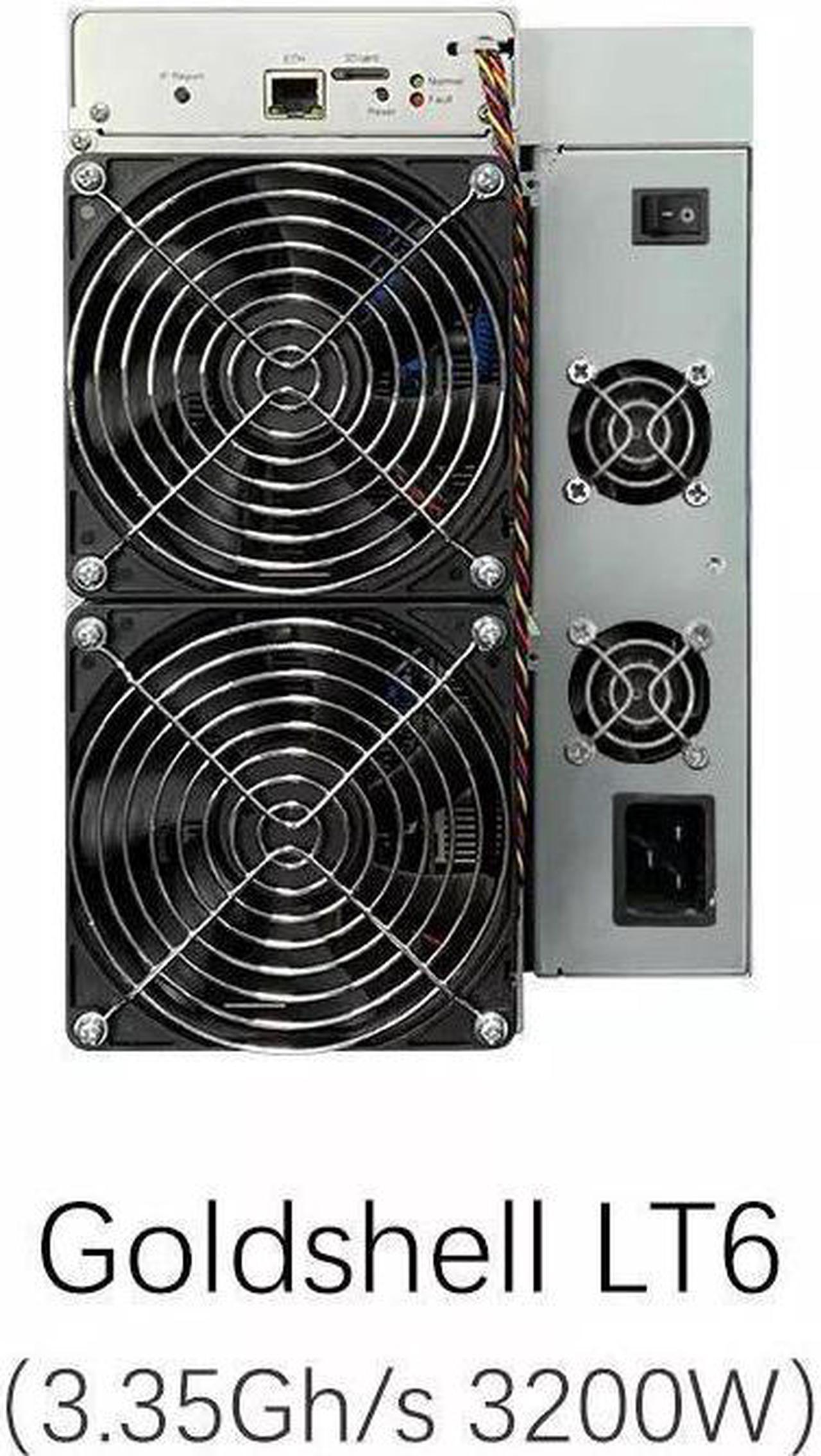 In Stock Goldshell LT6 Litecoin LTC Doge Miner 3.35Gh/s 3200W Scrypt Algorithm Asic Mining