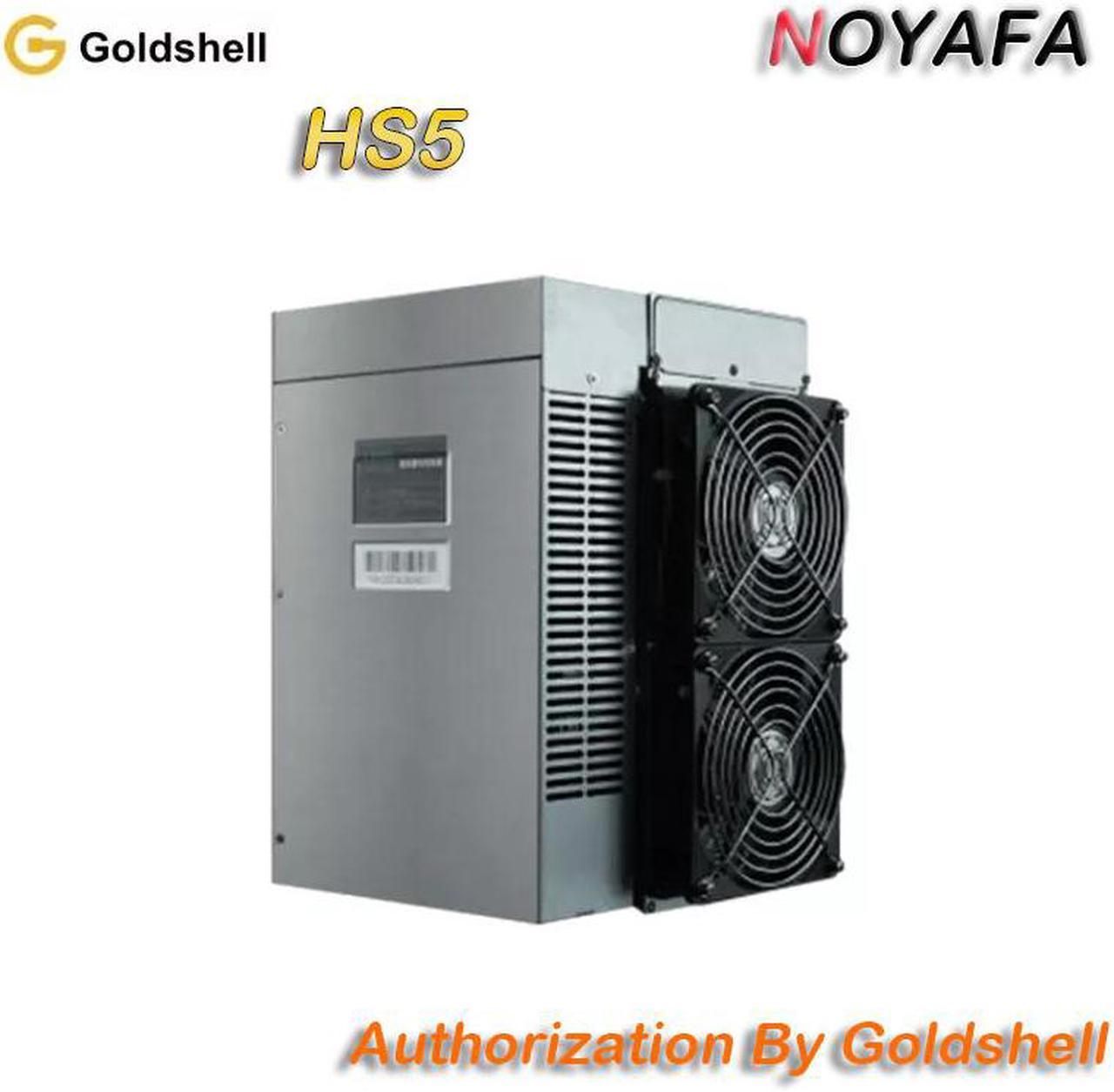 Goldshell HS5 Mining 2 Algorithms Handshake And Blake2B-Sia With Power Supply 2.7Th 2650W