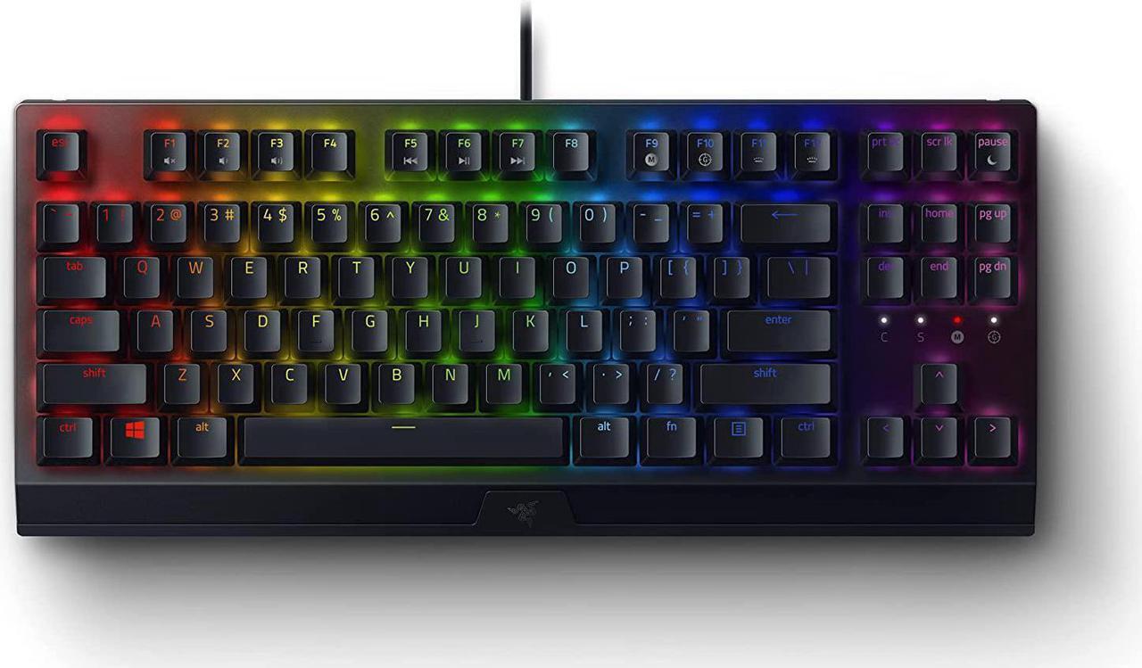 Main image of Razer BlackWidow V3 Tenkeyless TKL Mechanical Gaming Keyboard: Yellow Mechanical Switches - Linear & Silent - Chroma RGB Lighting - Compact Form Factor - Programmable Macros - USB Passthrough
