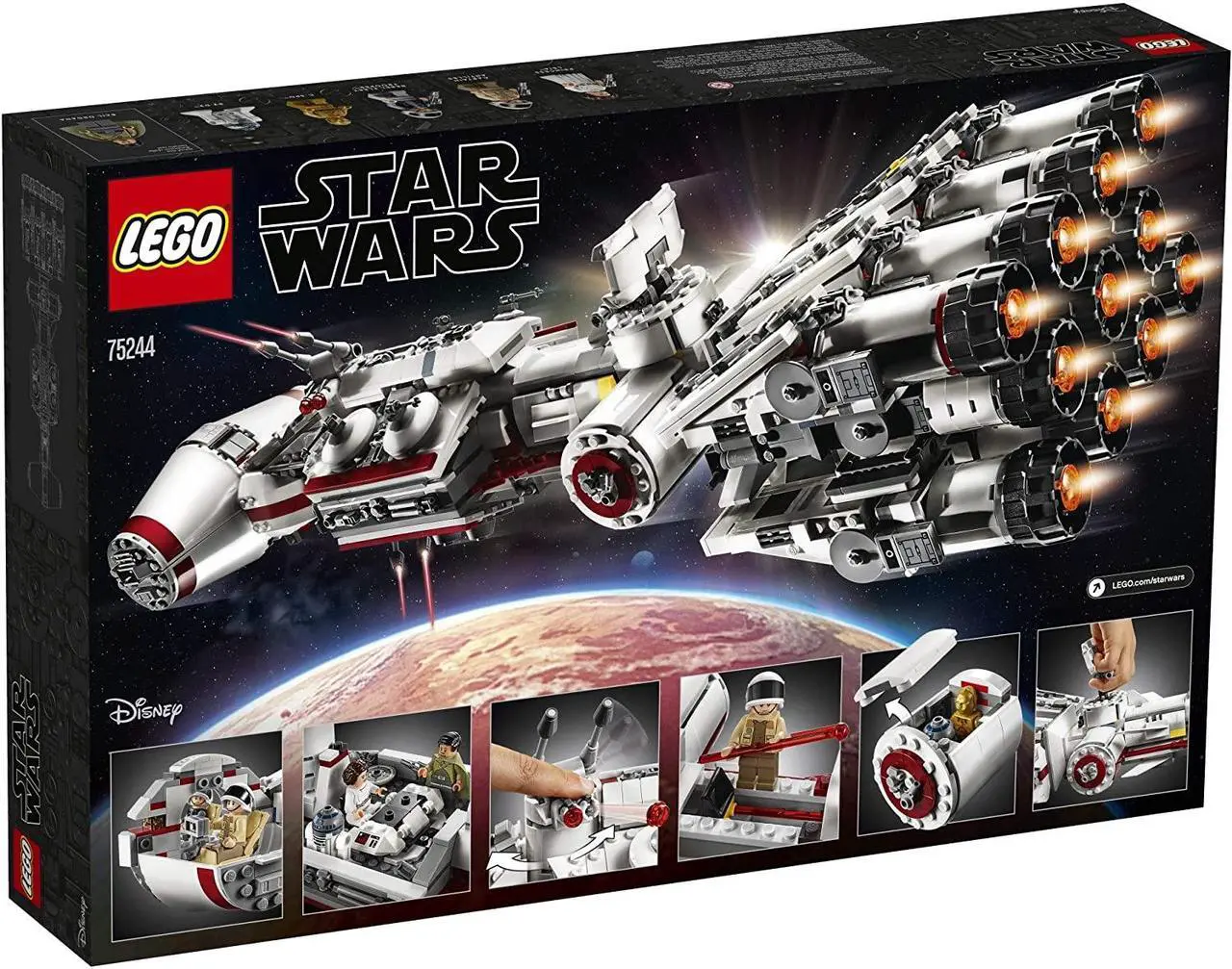 Alt view image 3 of 8 - LEGO Star Wars: A New Hope 75244 Tantive IV Building Kit, New 2019 (1768 Pieces)