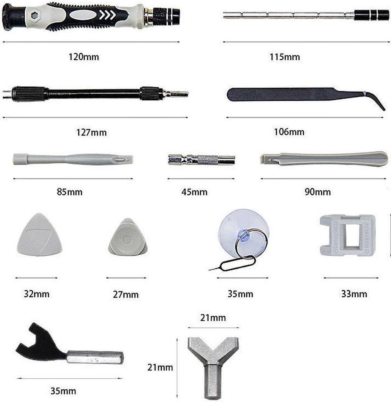 Alt view image 6 of 7 - 138 in 1 DIY Mobile Phone Disassembly Tool Clock Repair Multi-function Tool Screwdriver Set
