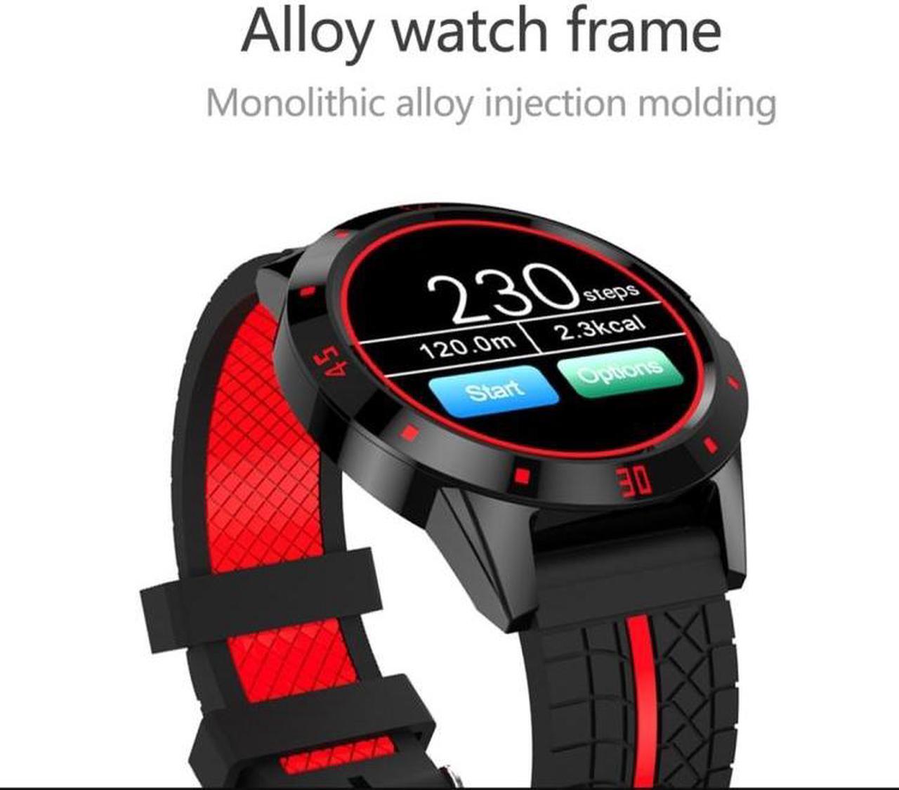 Alt view image 5 of 7 - N6 Smart Watch 1.3 inch TFT Screen MTK2502C Bluetooth4.0, Silicone Watch Band, Support Heart Rate Monitor & Pedometer & Sleep Monitor & Sedentary Reminder (Yellow)